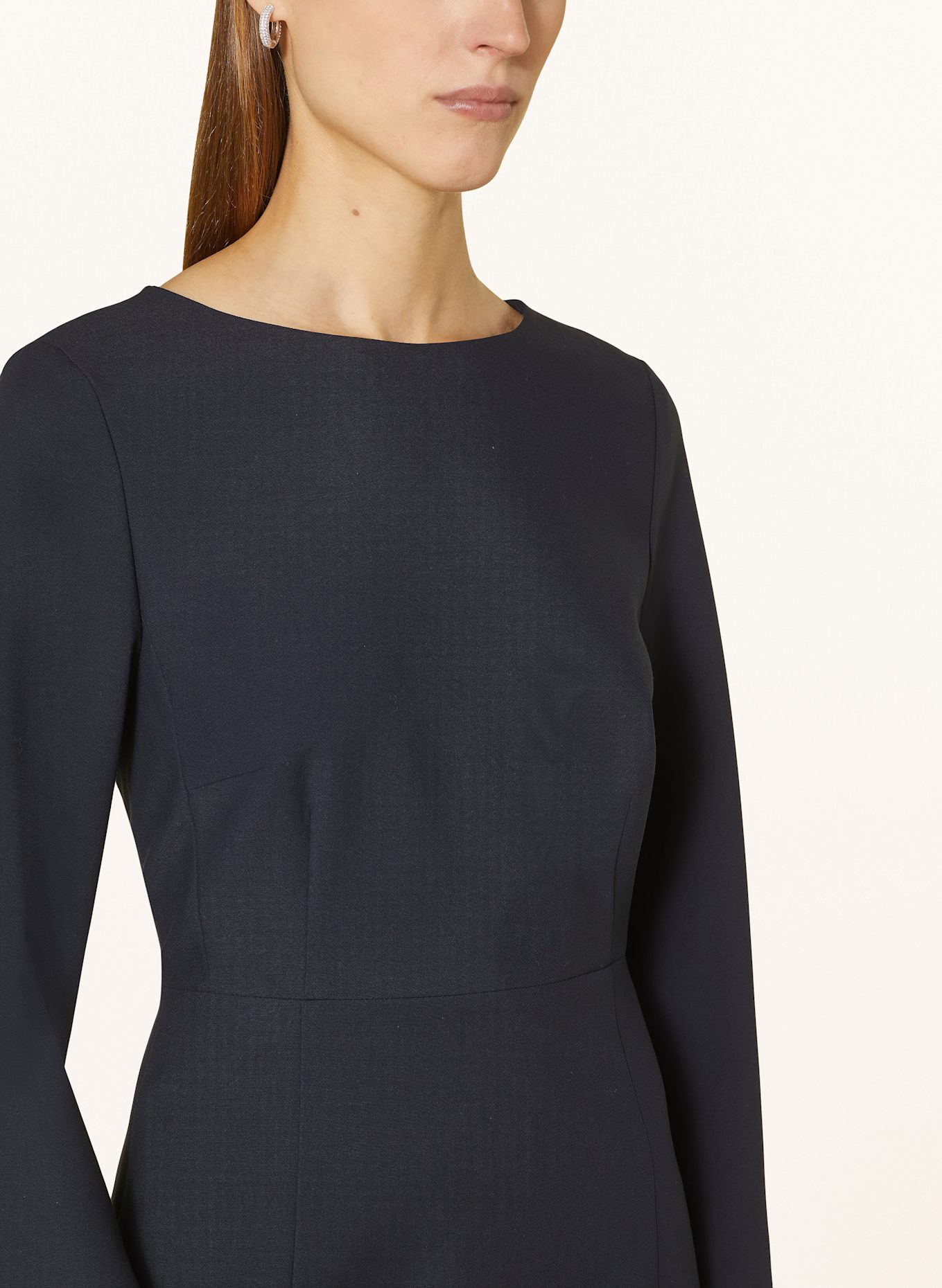 windsor. Etuikleid mit 3/4-Arm: DUNKELBLAU