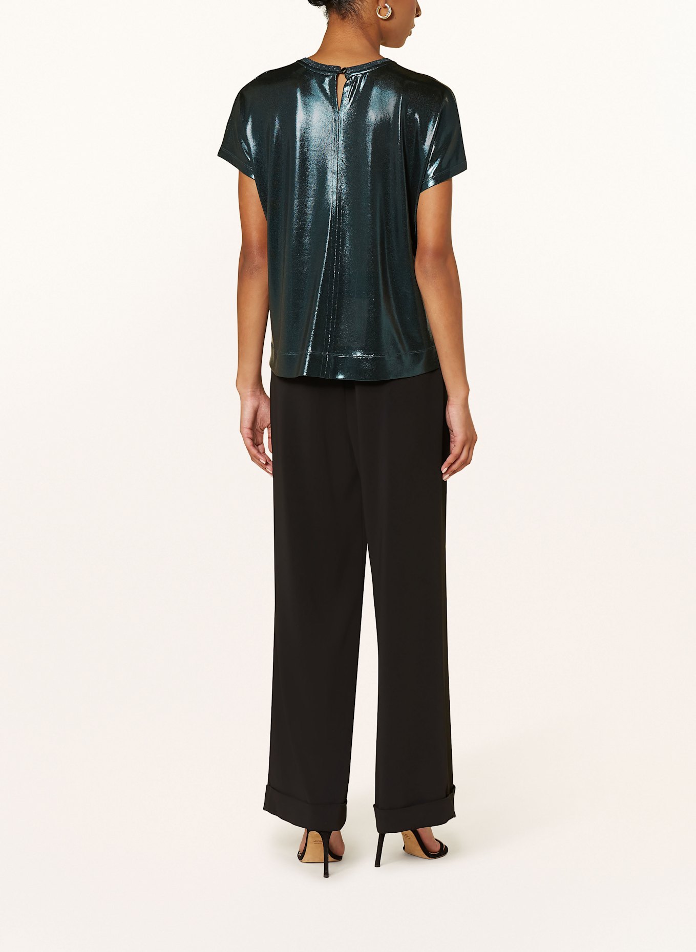 MOS MOSH T-shirt MMNIVOLA: DARK GREEN