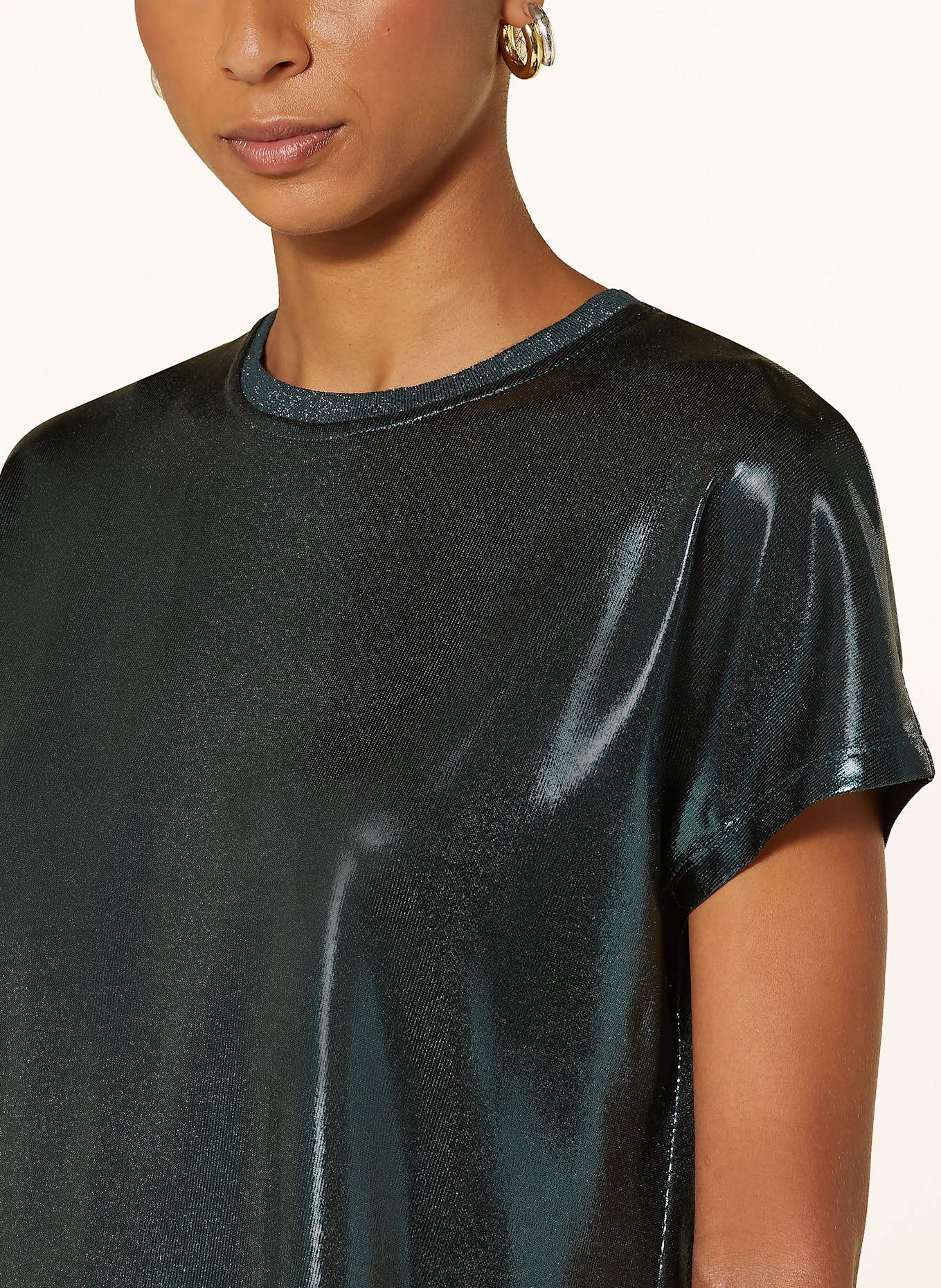 MOS MOSH T-shirt MMNIVOLA: DARK GREEN