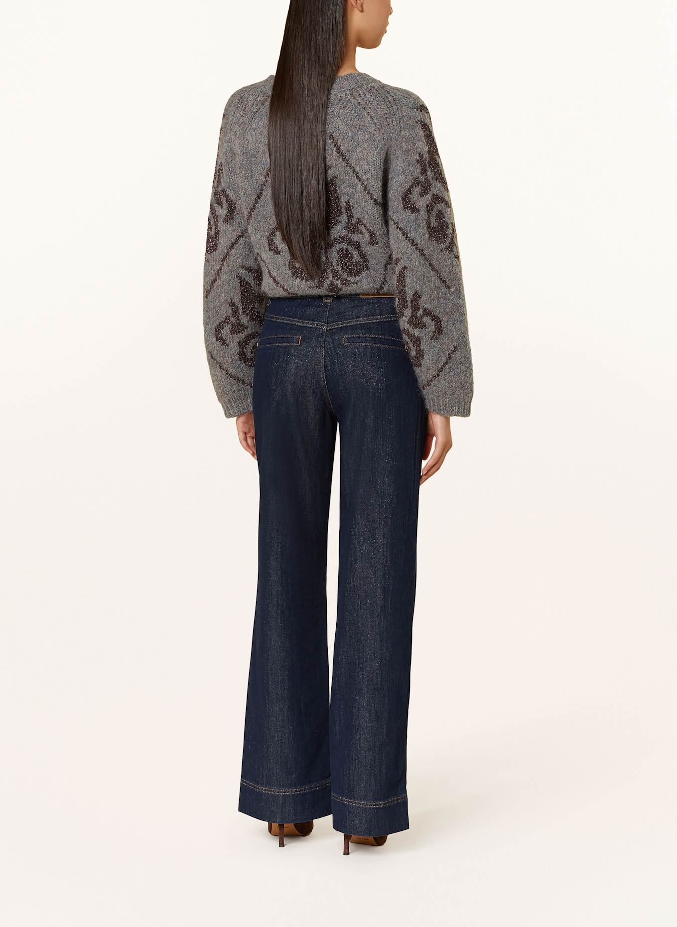 MOS MOSH Straight Jeans MMSOEY: 447 DARK BLUE