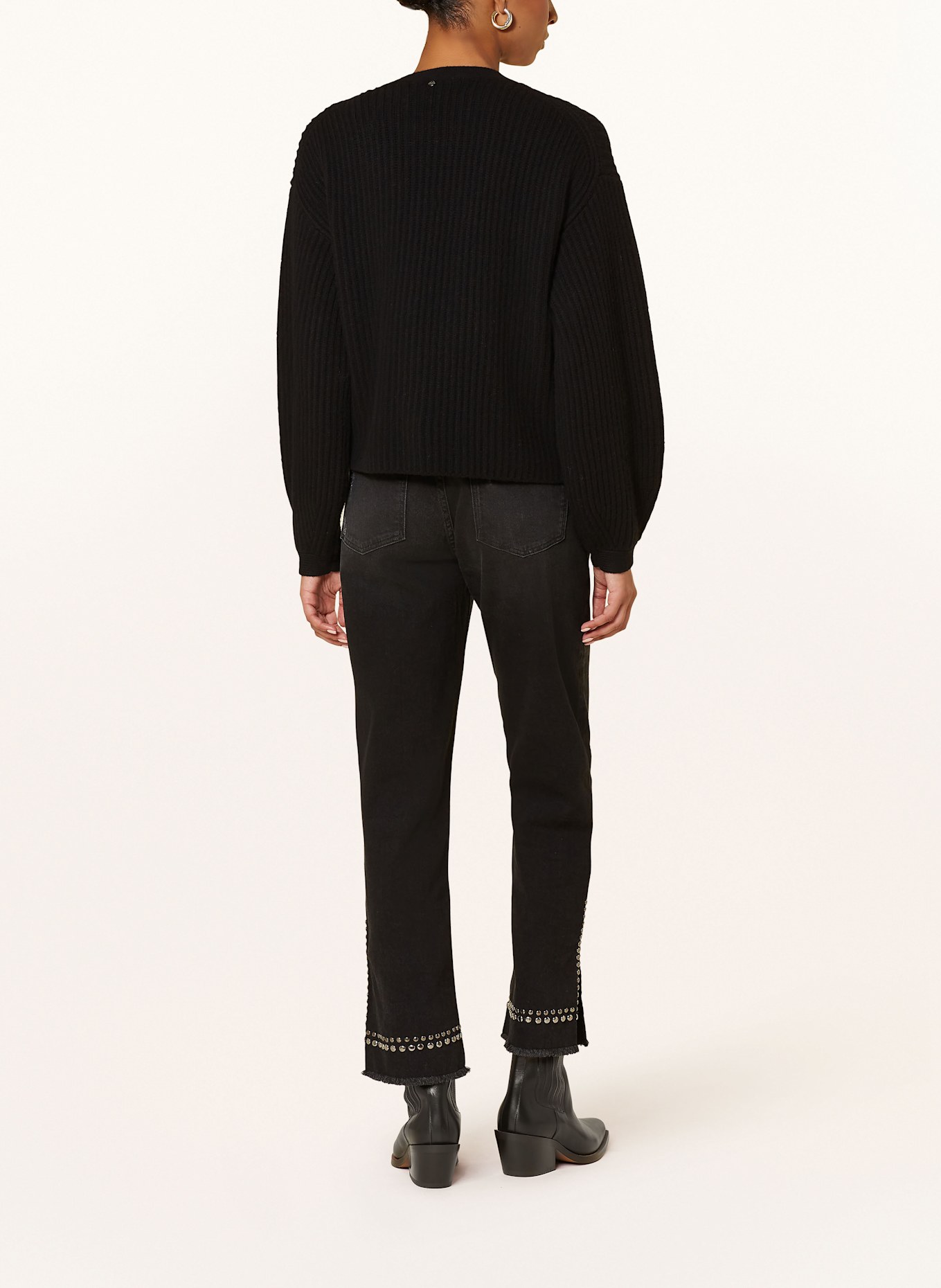 MOS MOSH Strickjacke MMWYNTER: SCHWARZ