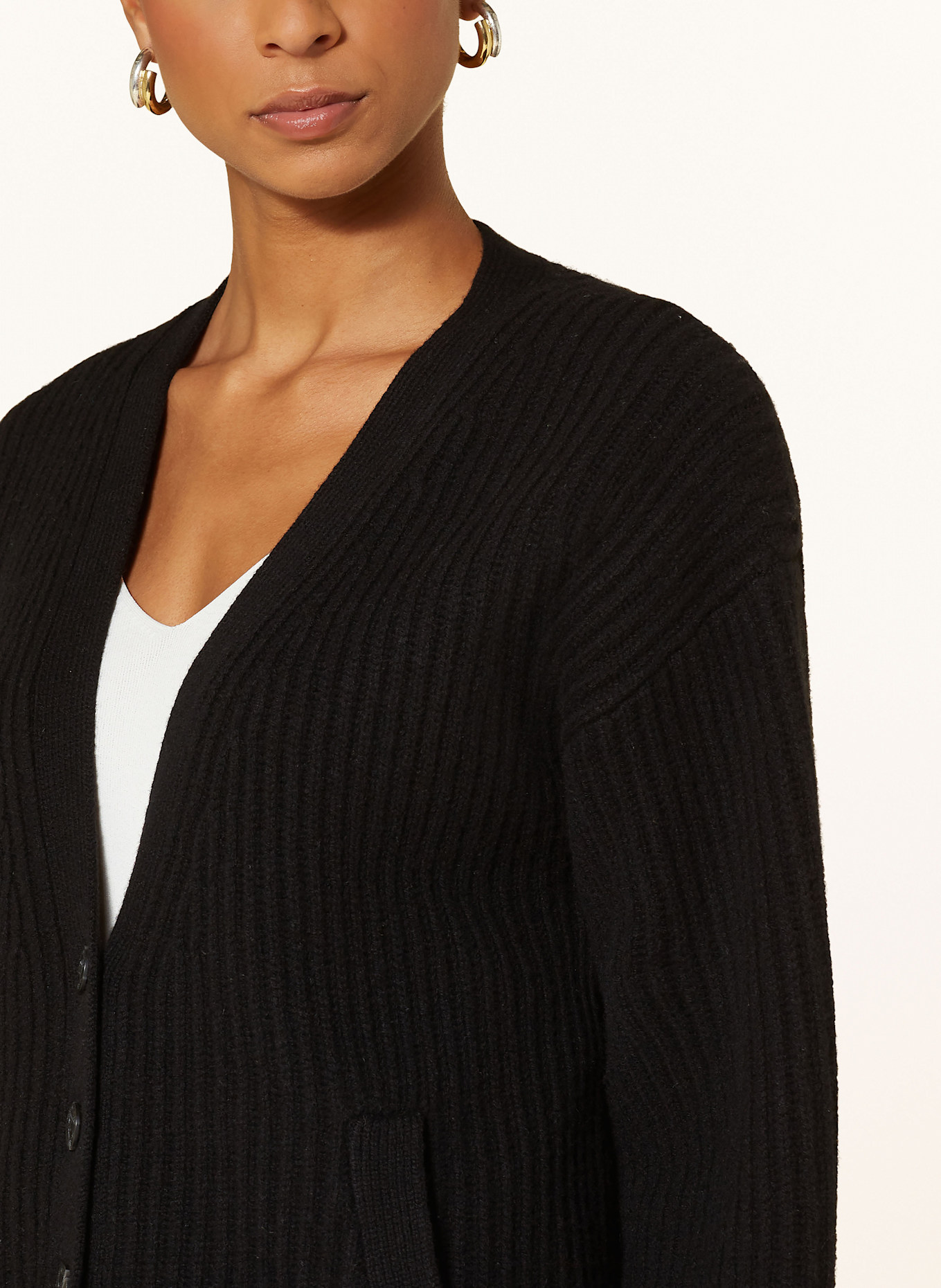 MOS MOSH Strickjacke MMWYNTER: SCHWARZ