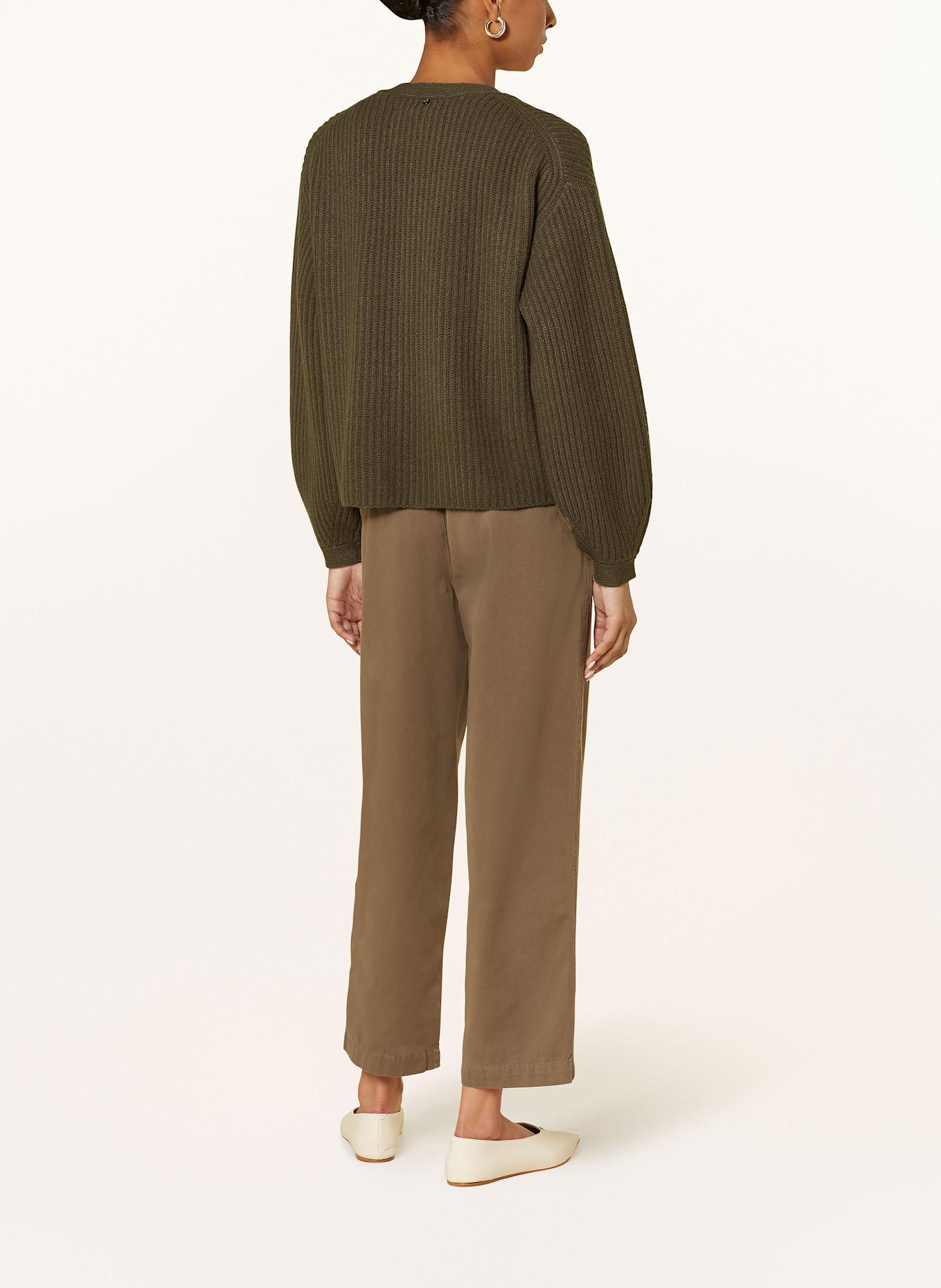 MOS MOSH Pletený kardigan MMWYNTER: KHAKI