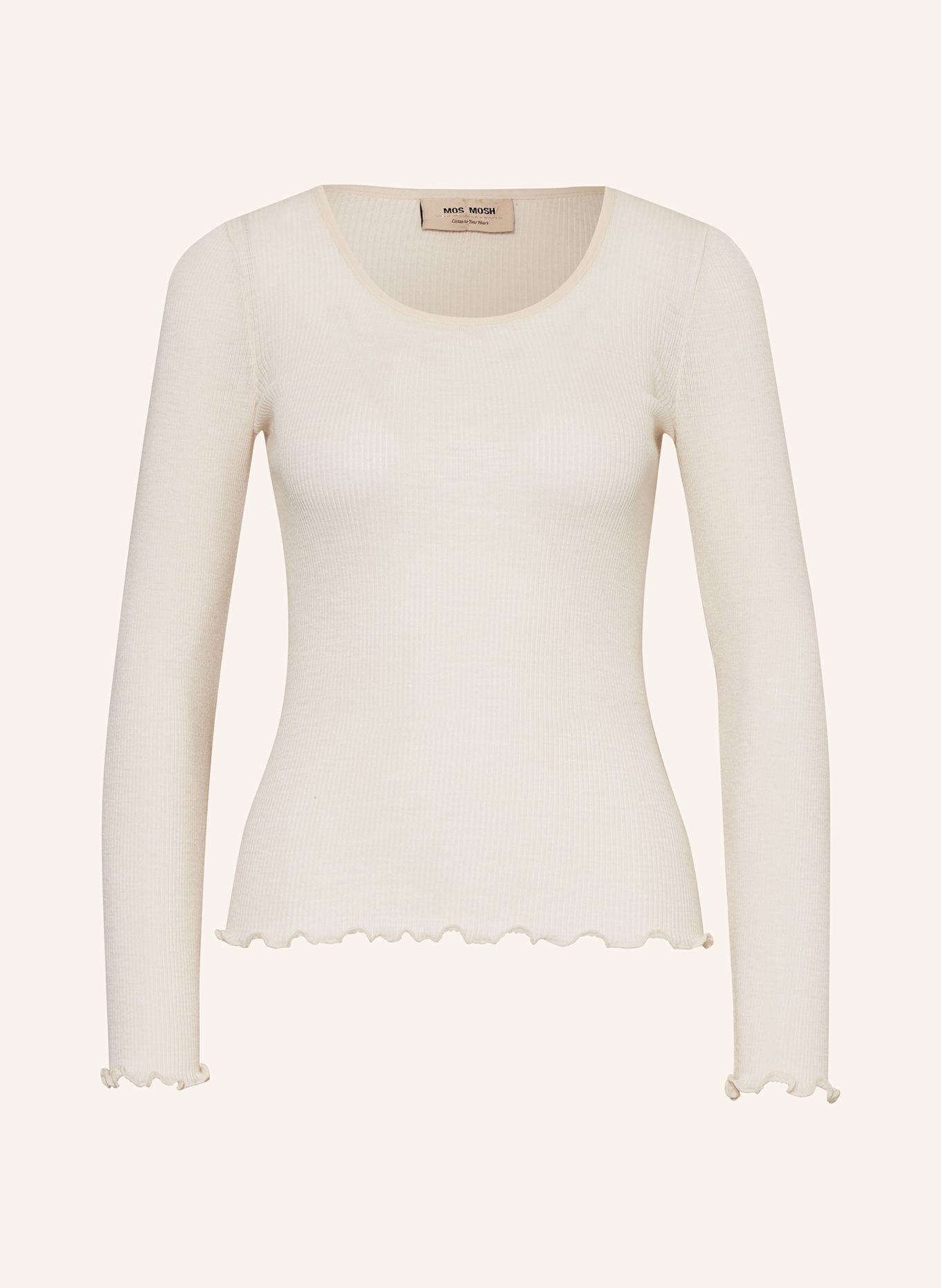 MOS MOSH MMELAINE long sleeve shirt: ECRU