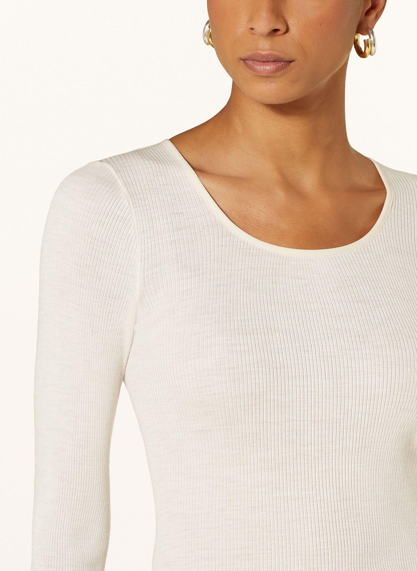 MOS MOSH MMELAINE long sleeve shirt: ECRU