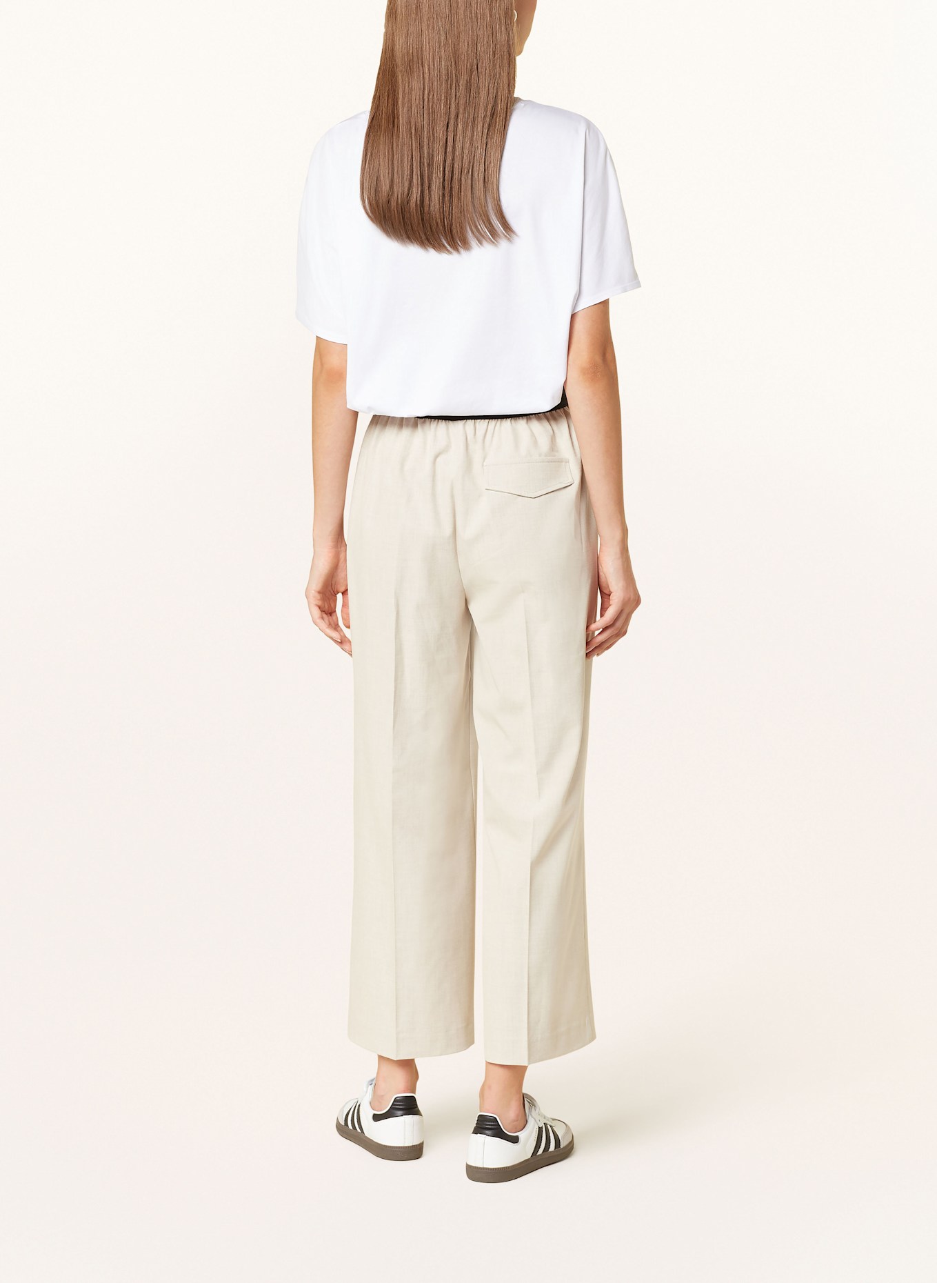 OPUS Marlene trousers MALMA, Color: BEIGE/ BLACK (Image 3)