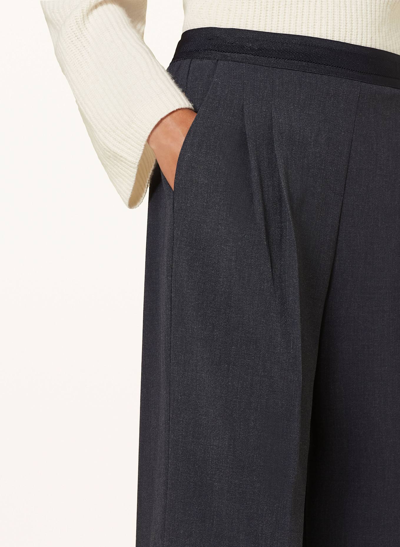 OPUS Marlene trousers MALMA, Color: DARK GRAY (Image 5)