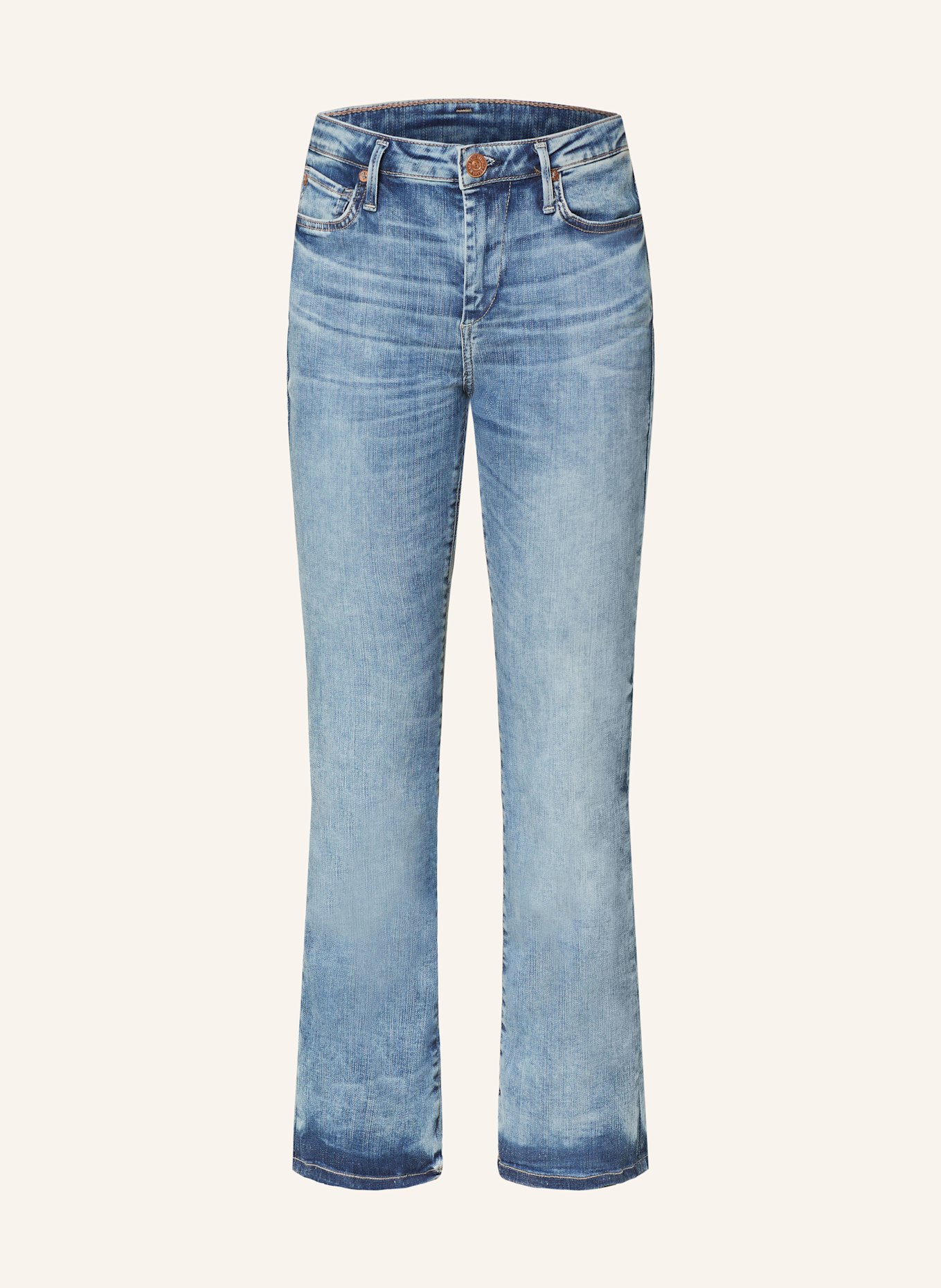 TRUE RELIGION Flared jeans HALLE, Color: 4646 MID BLUE (Image 1)