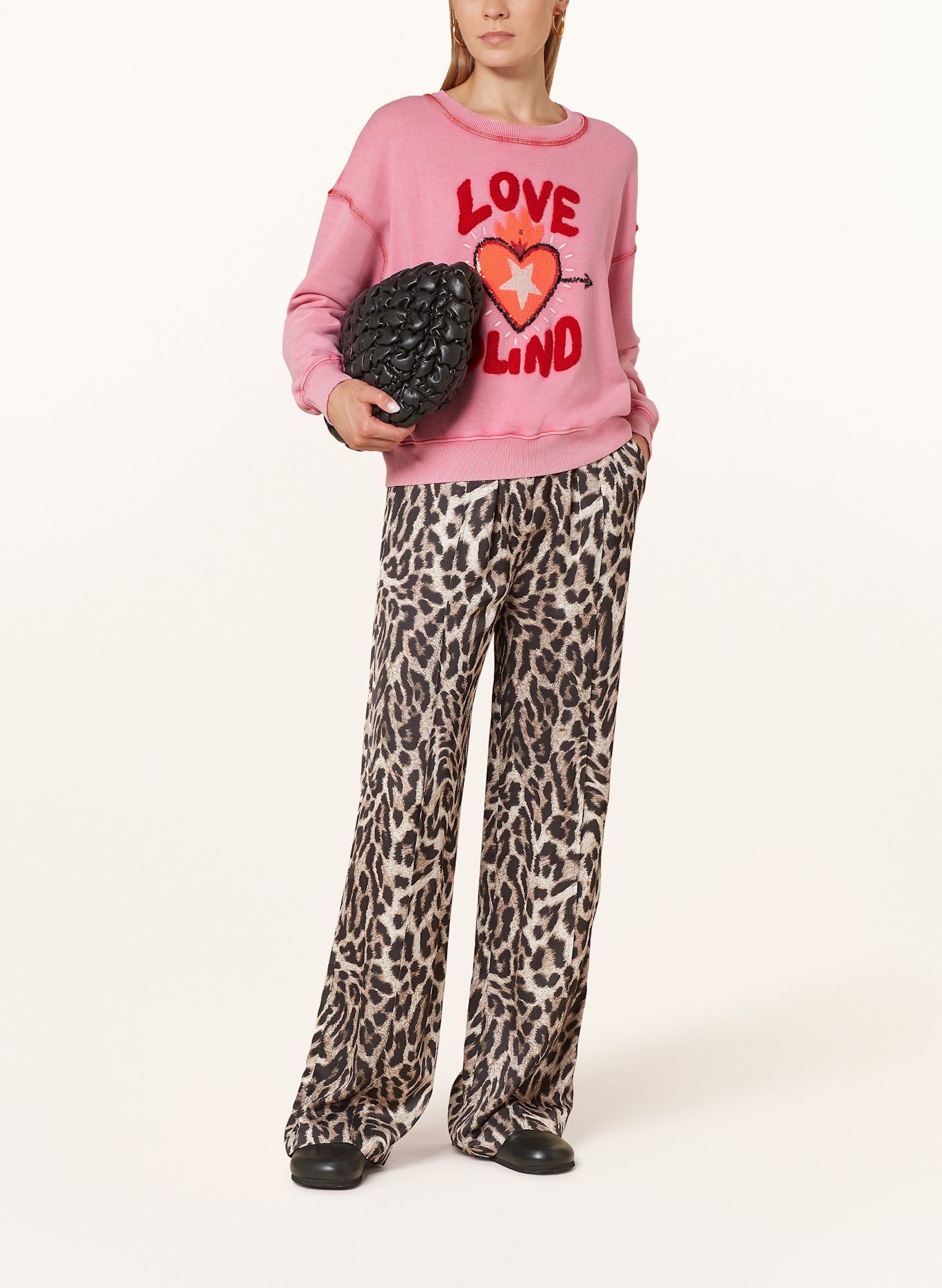 Sweatshirt with sequins on sale