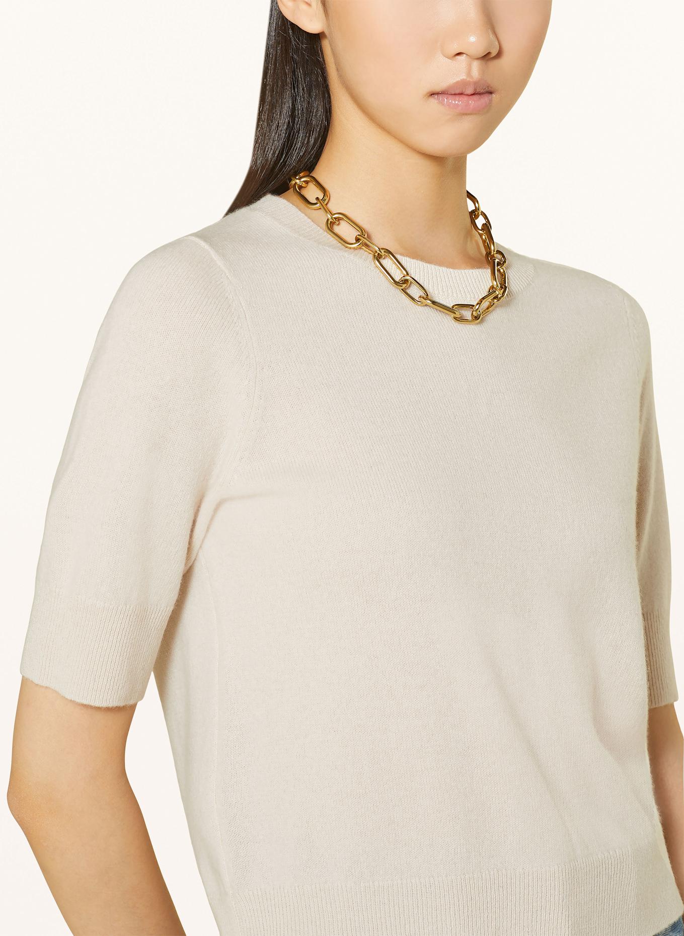 MRS & HUGS Knit shirt in cashmere: ECRU
