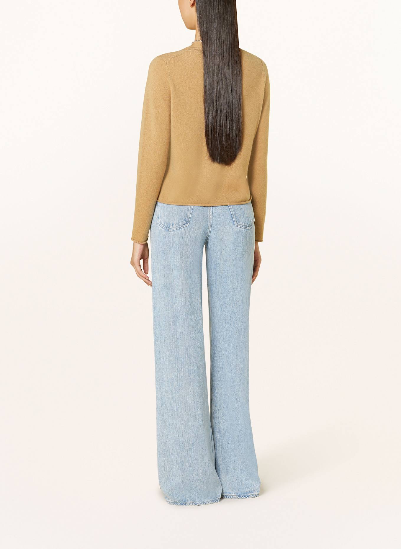 MRS & HUGS Cashmere-Pullover: CAMEL