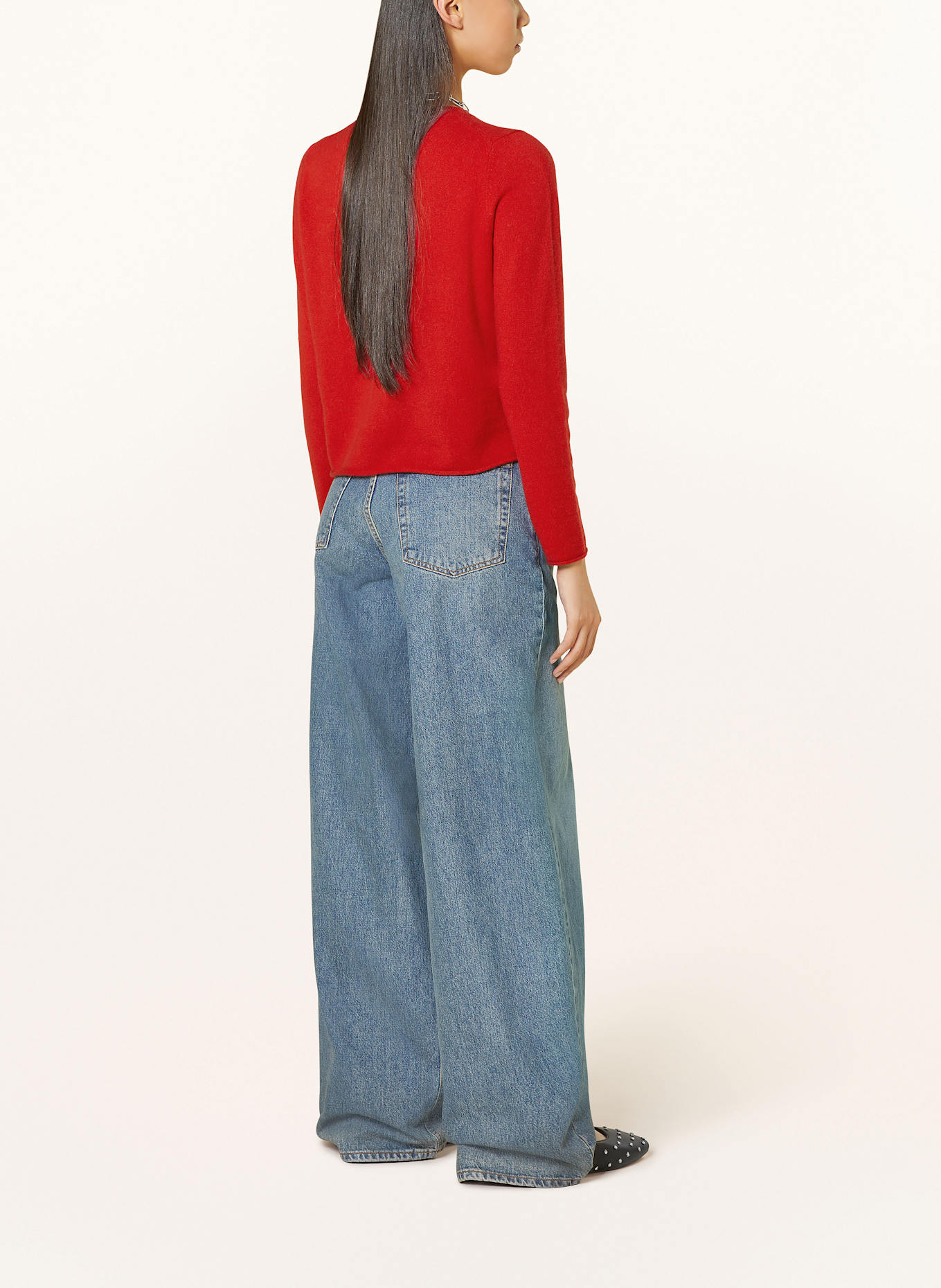 MRS & HUGS Cashmere-Pullover: ROT