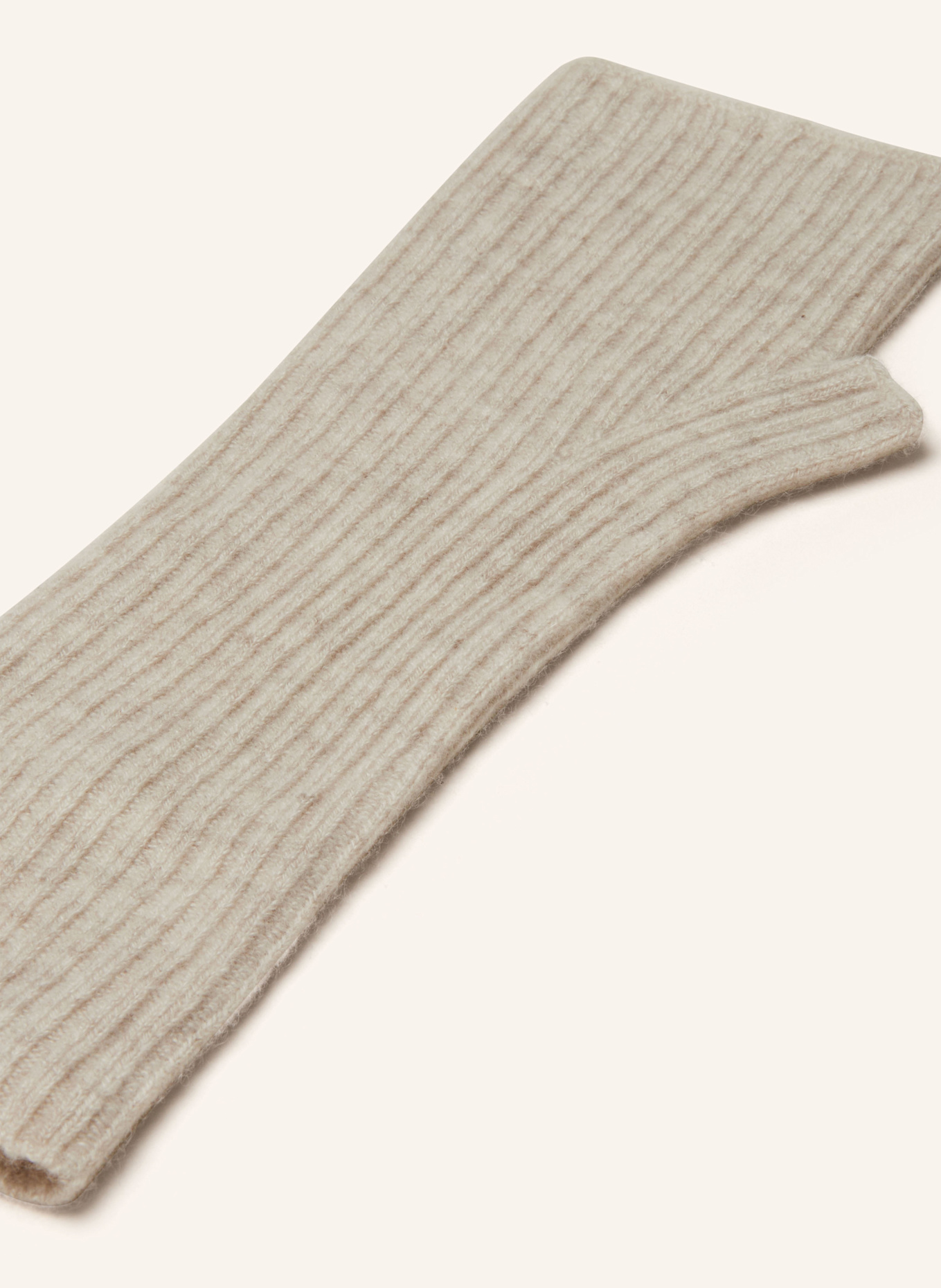 KUJTEN Cashmere-Stulpen KNOKKE: CREME