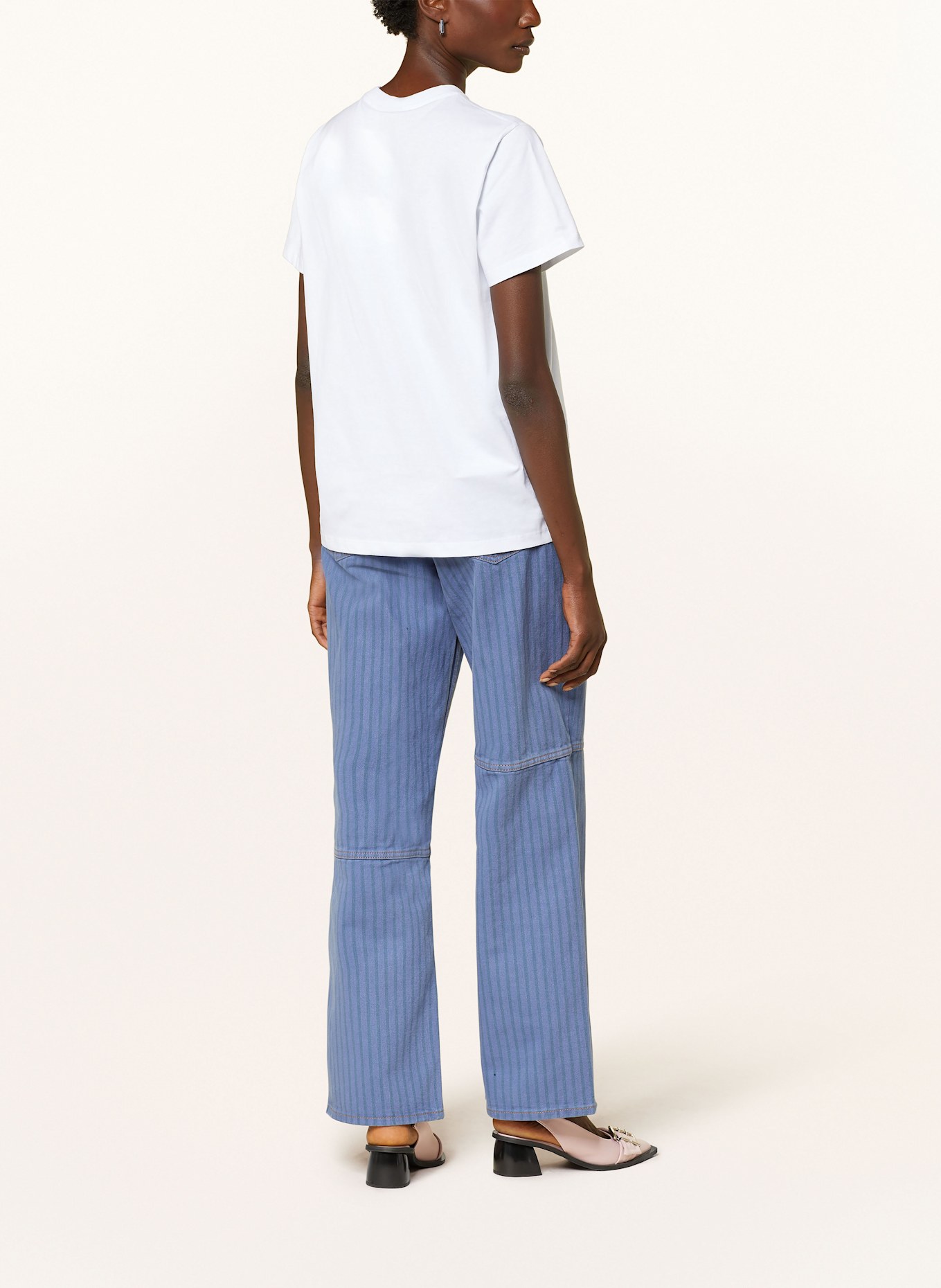 GANNI T-shirt: has teamed up with sportswear brand