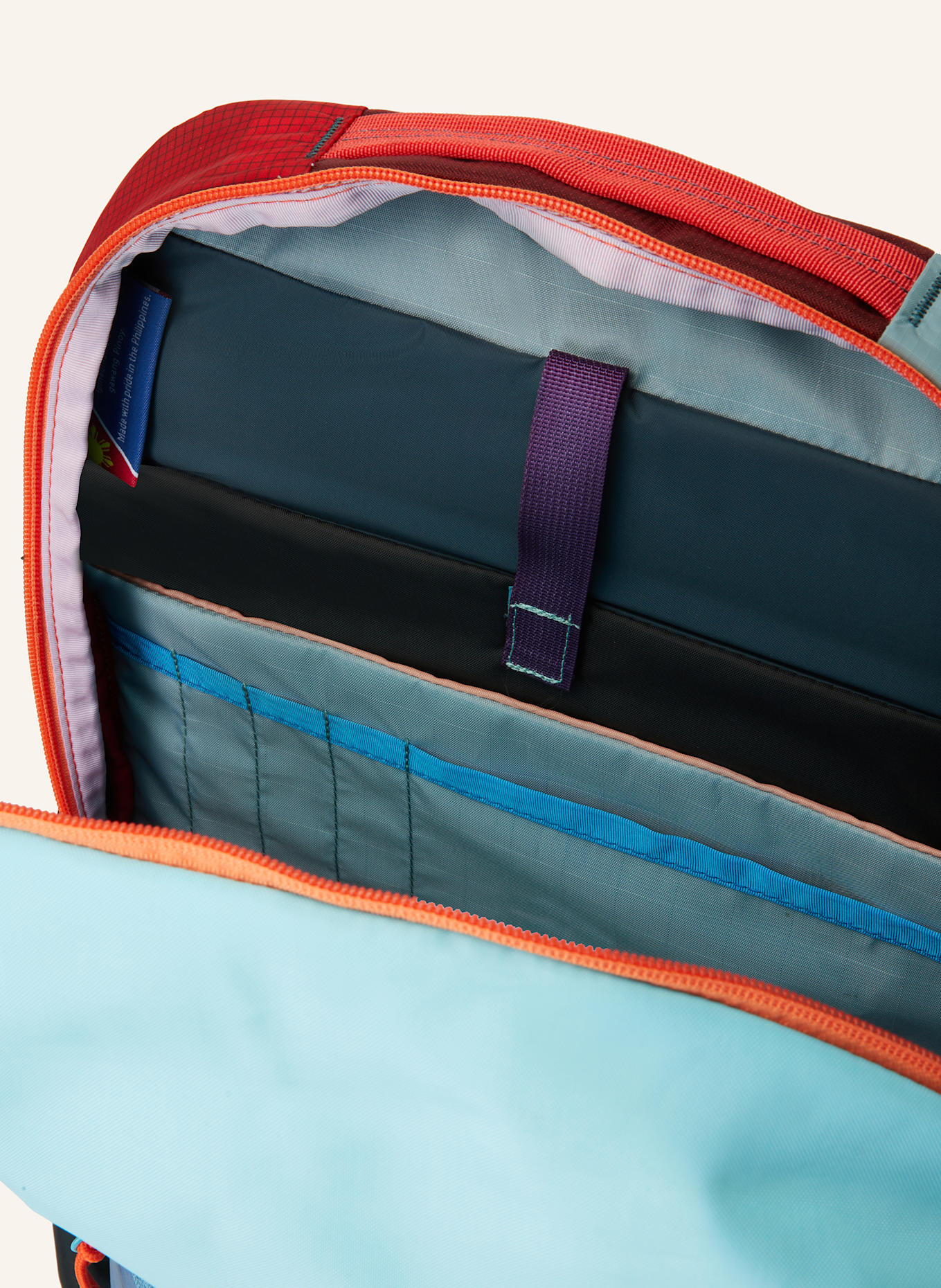 cotopaxi CHIQUILLO 26 l backpack with laptop compartment: LIGHT BLUE/ BLUE/ LIGHT GREEN