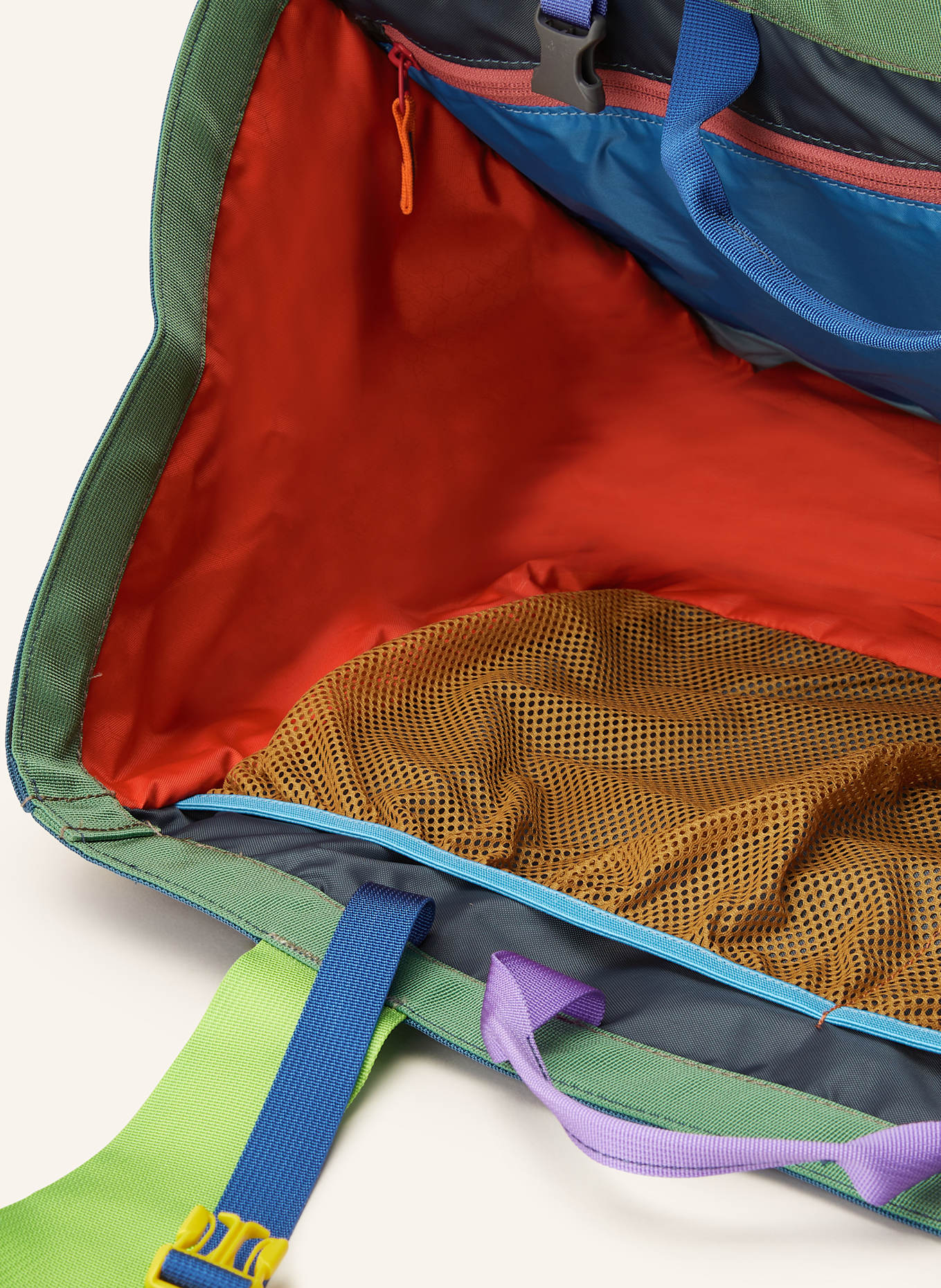 cotopaxi Shopper ALLPA GEAR VAN DE DAG: MARRON FONCÉ / ROOD / KAKI