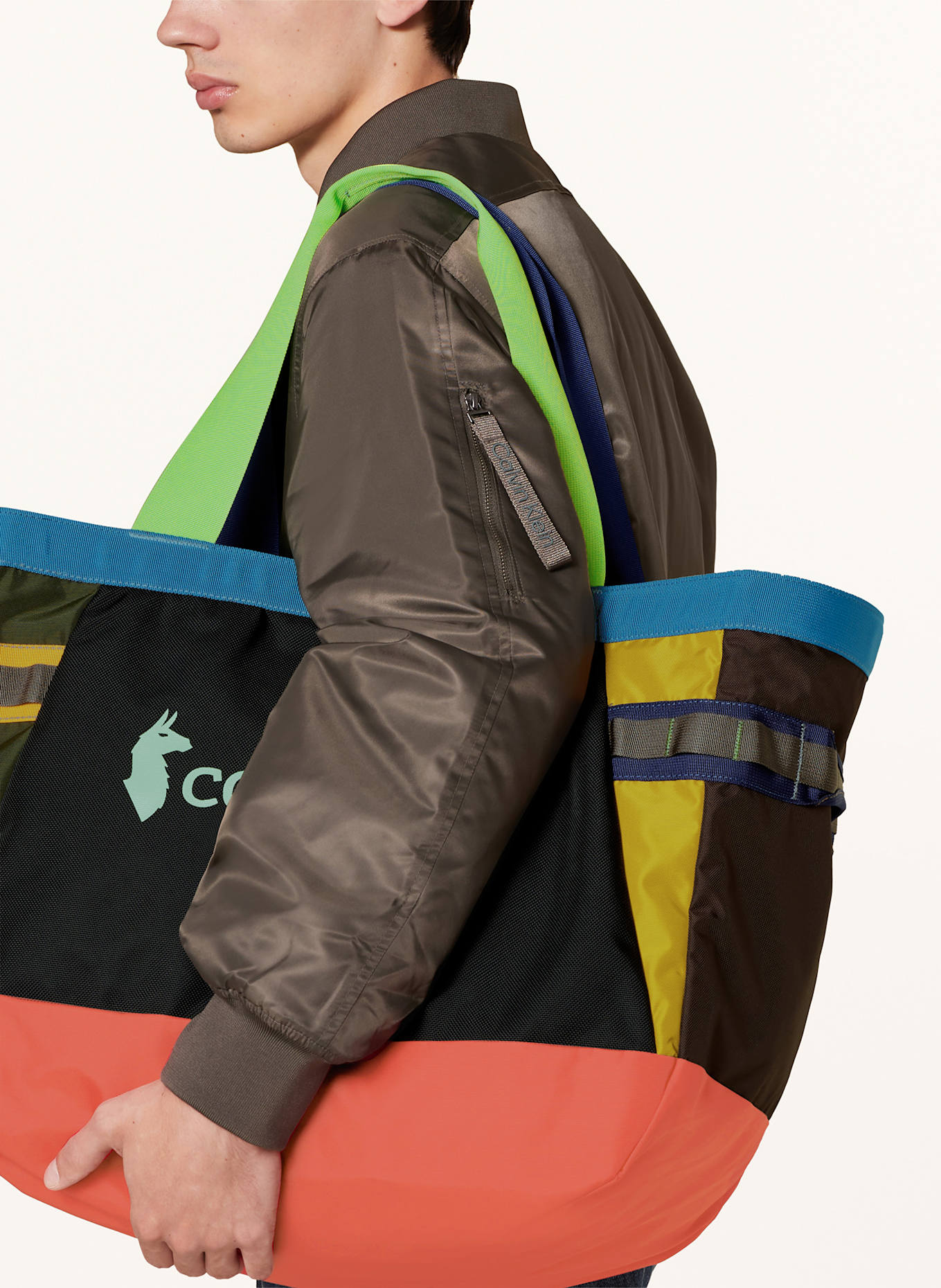 cotopaxi Shopper ALLPA GEAR VAN DE DAG: MARRON FONCÉ / ROOD / KAKI