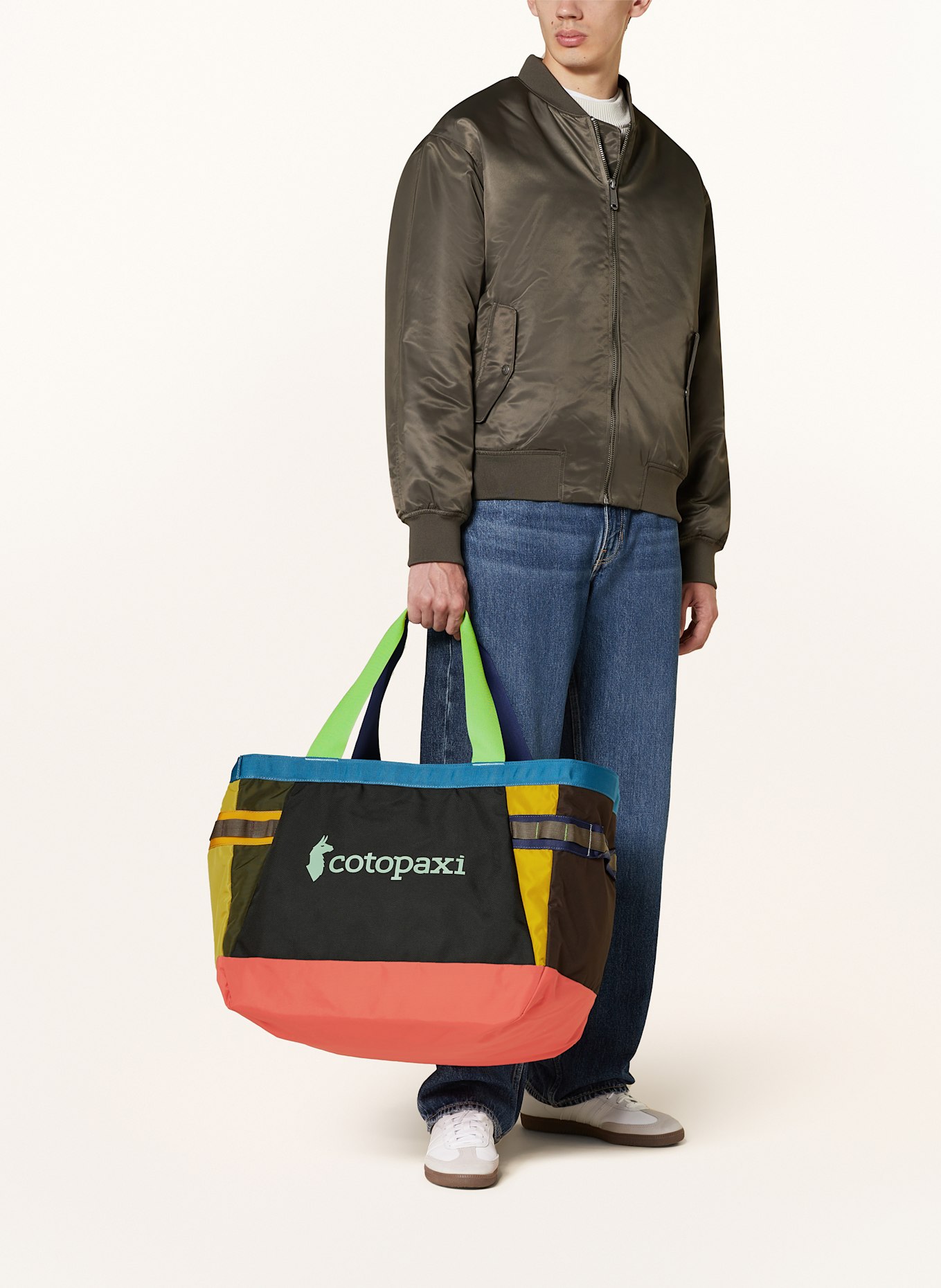 cotopaxi Shopper ALLPA GEAR VAN DE DAG: MARRON FONCÉ / ROOD / KAKI