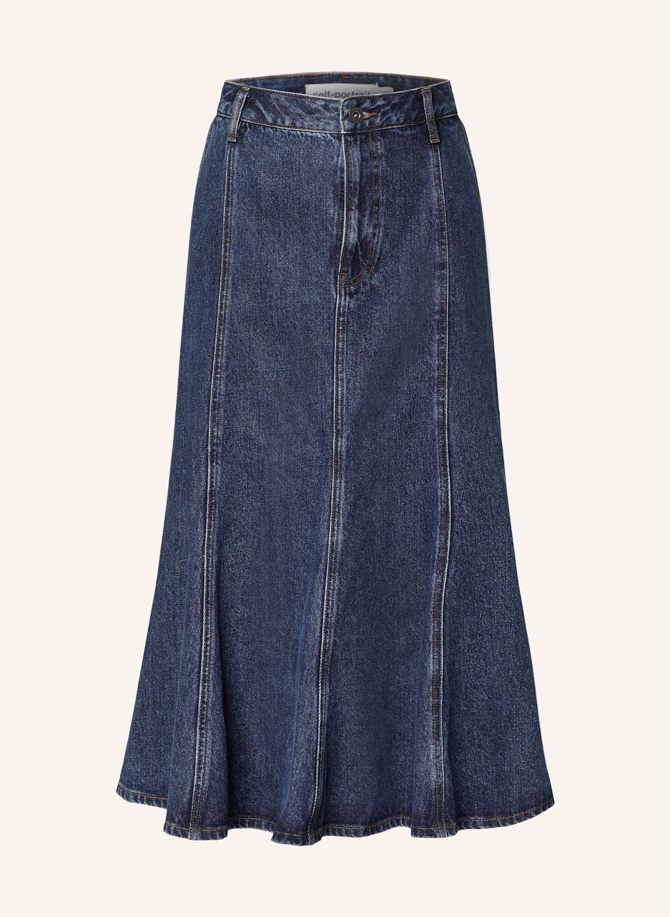 self-portrait Jeansrock: BLUE BLUE