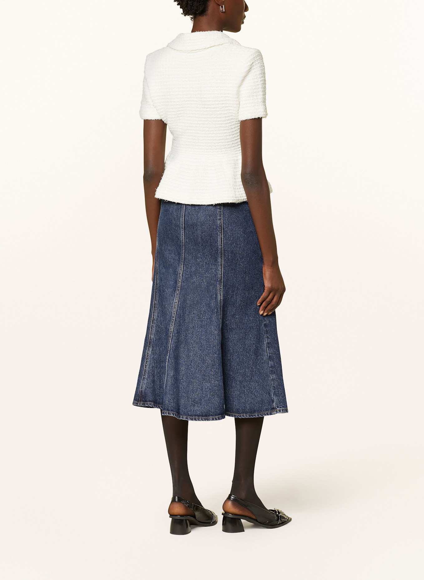 self-portrait Jeansrock: BLUE BLUE