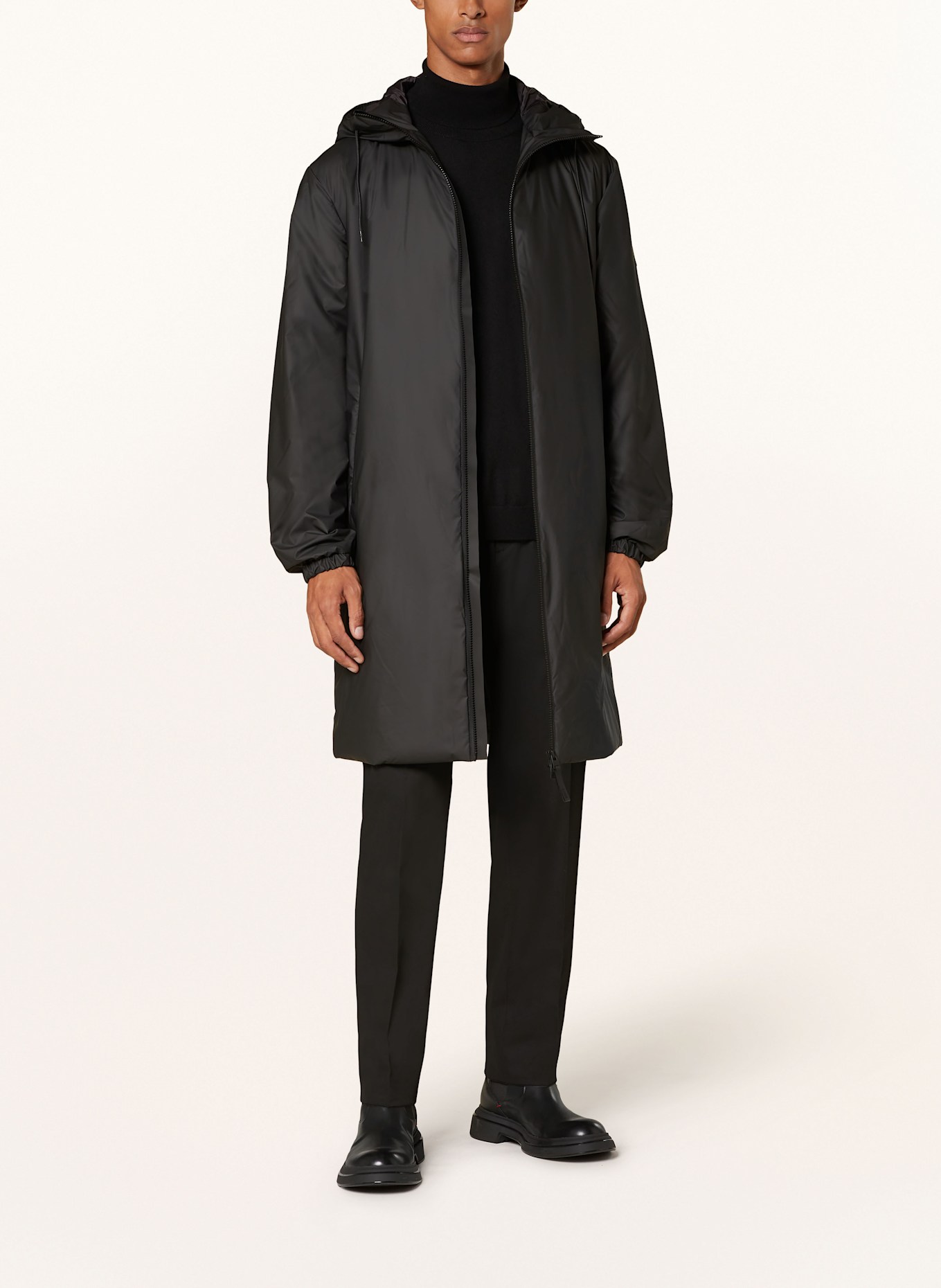 RAINS Regenmantel: SCHWARZ