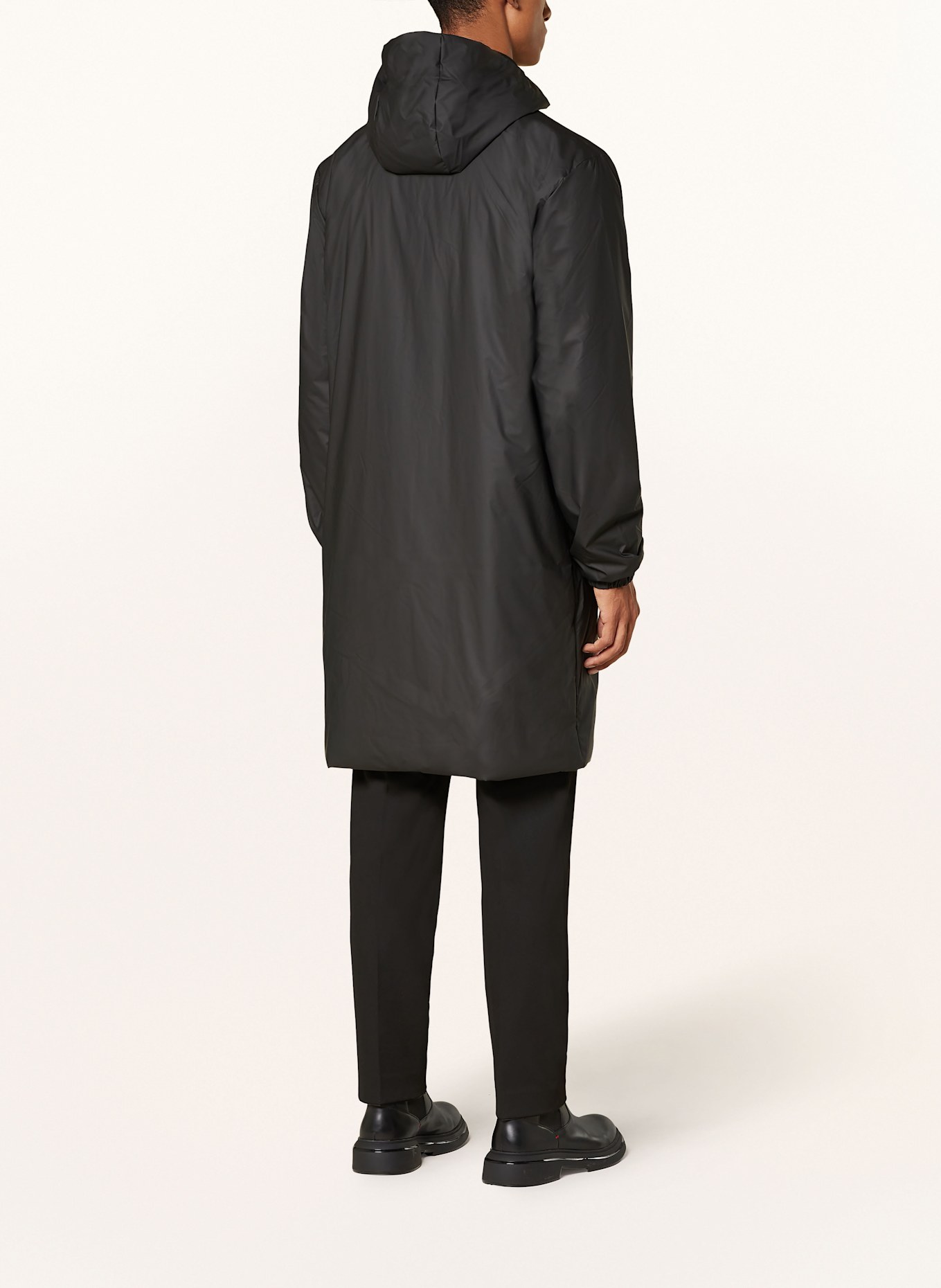 RAINS Regenmantel: SCHWARZ