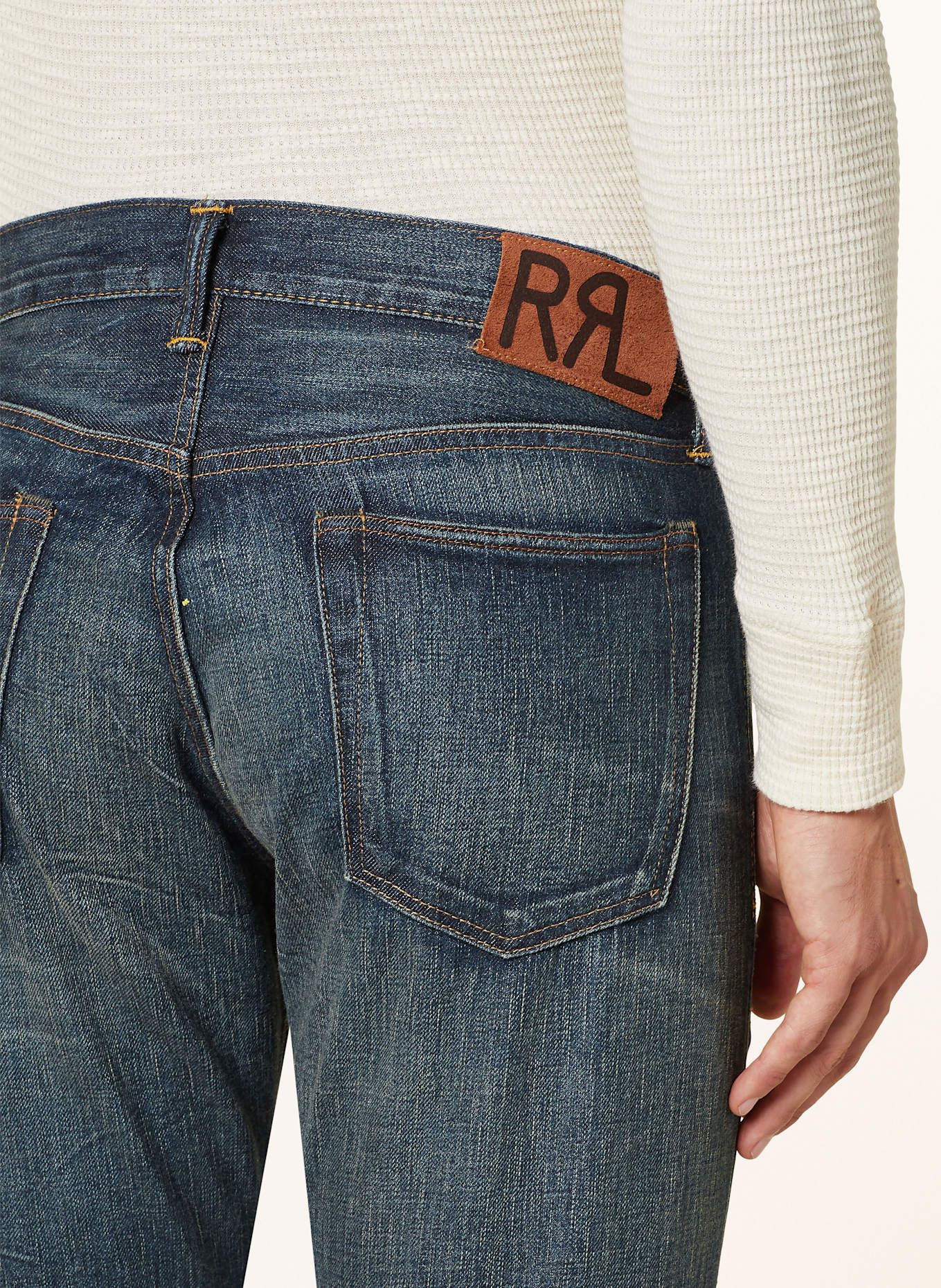 RRL SELVEDGE slim fit jeans