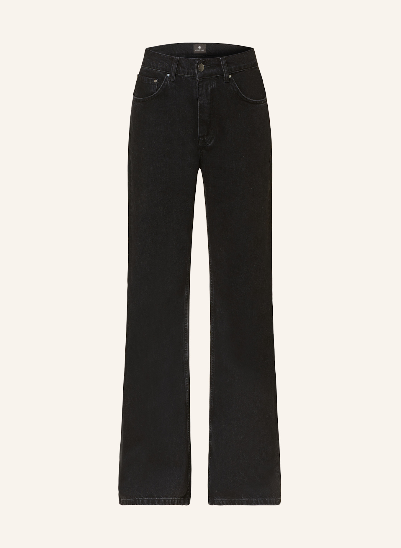 ANINE BING Straight Jeans HUGH, Farbe: VINTAGE BLACK VINTAGE BLACK (Bild 1)