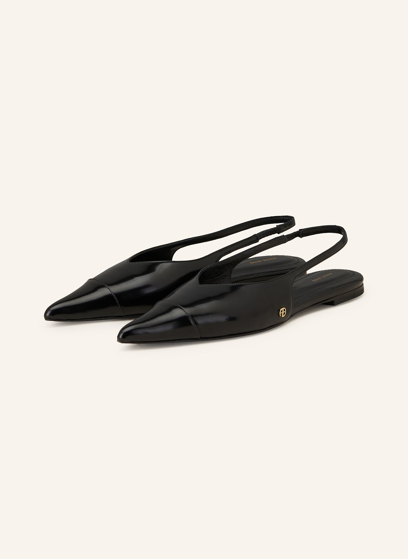 ANINE BING Sling ballerinas ELENA: BLACK