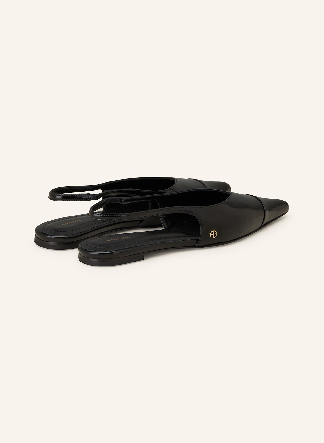 ANINE BING Sling ballerinas ELENA: BLACK