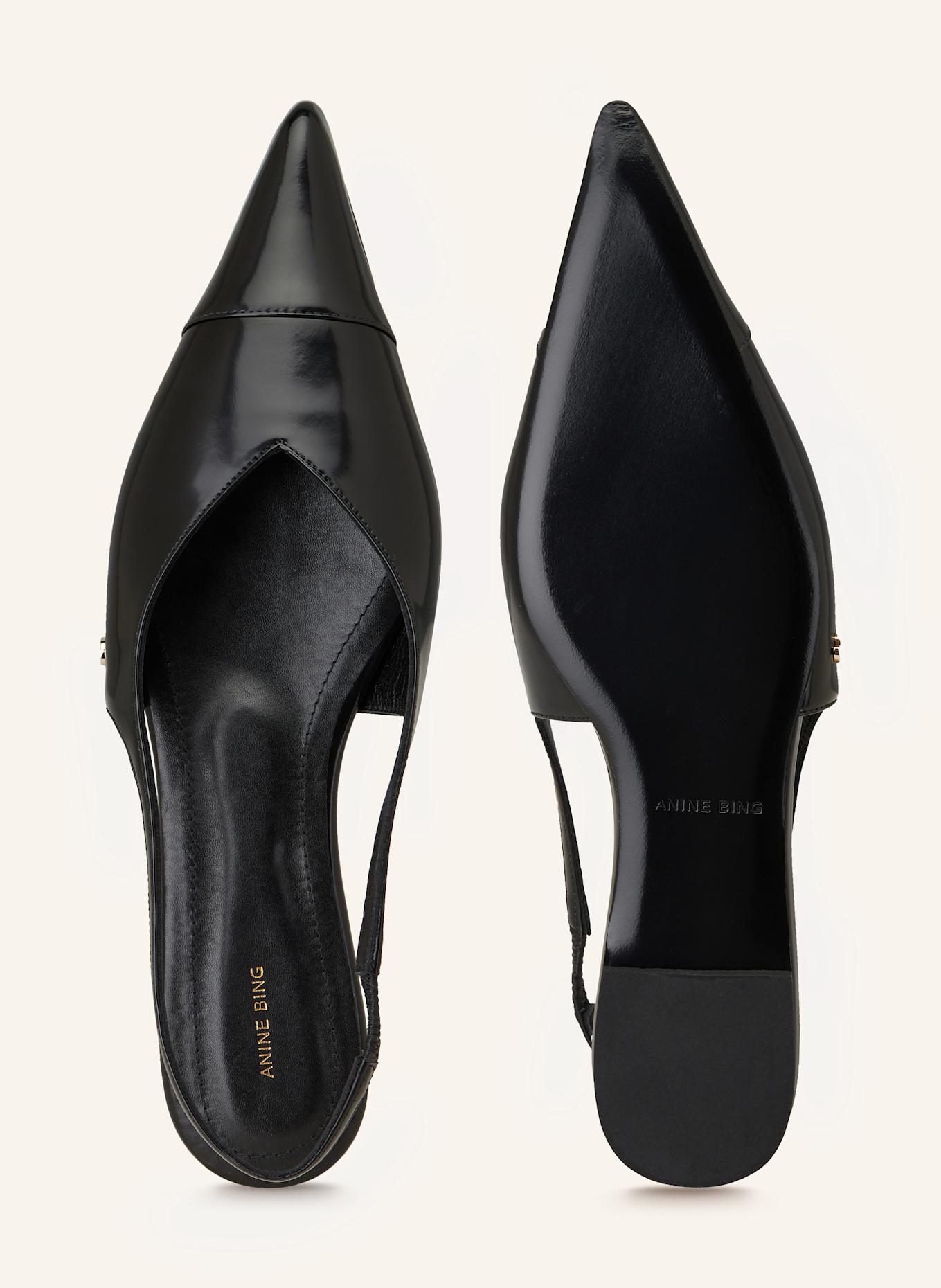 ANINE BING Sling ballerinas ELENA: BLACK