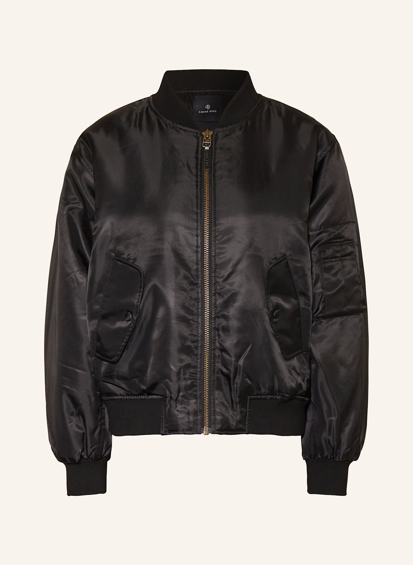 ANINE BING Bomber jacket LEON: BLACK