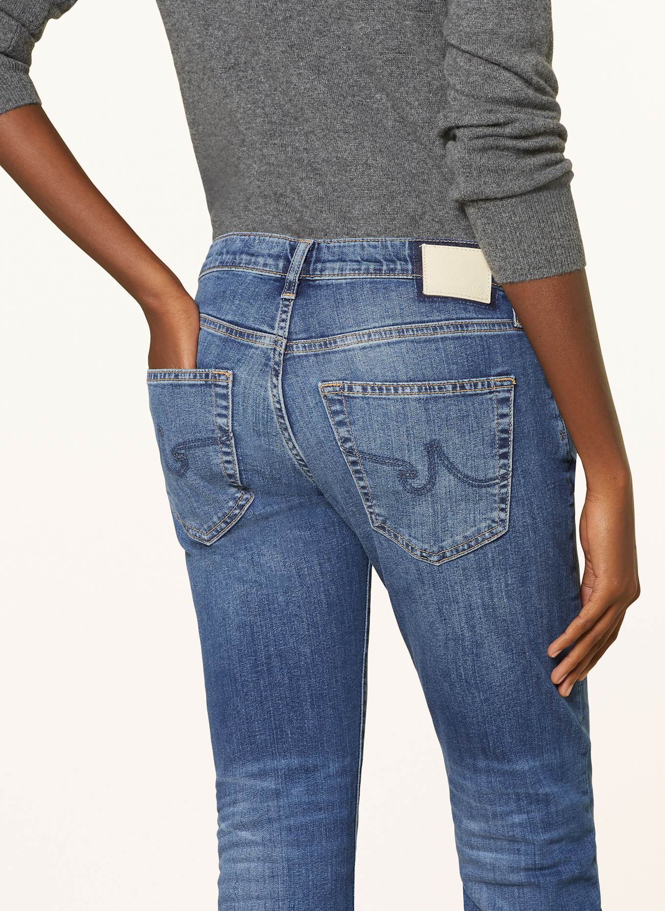 AG Jeans 7/8 jeans EX-BOYFRIEND SLIM, Color: 11Curve Low Rise Denim Shorts (Image 5)