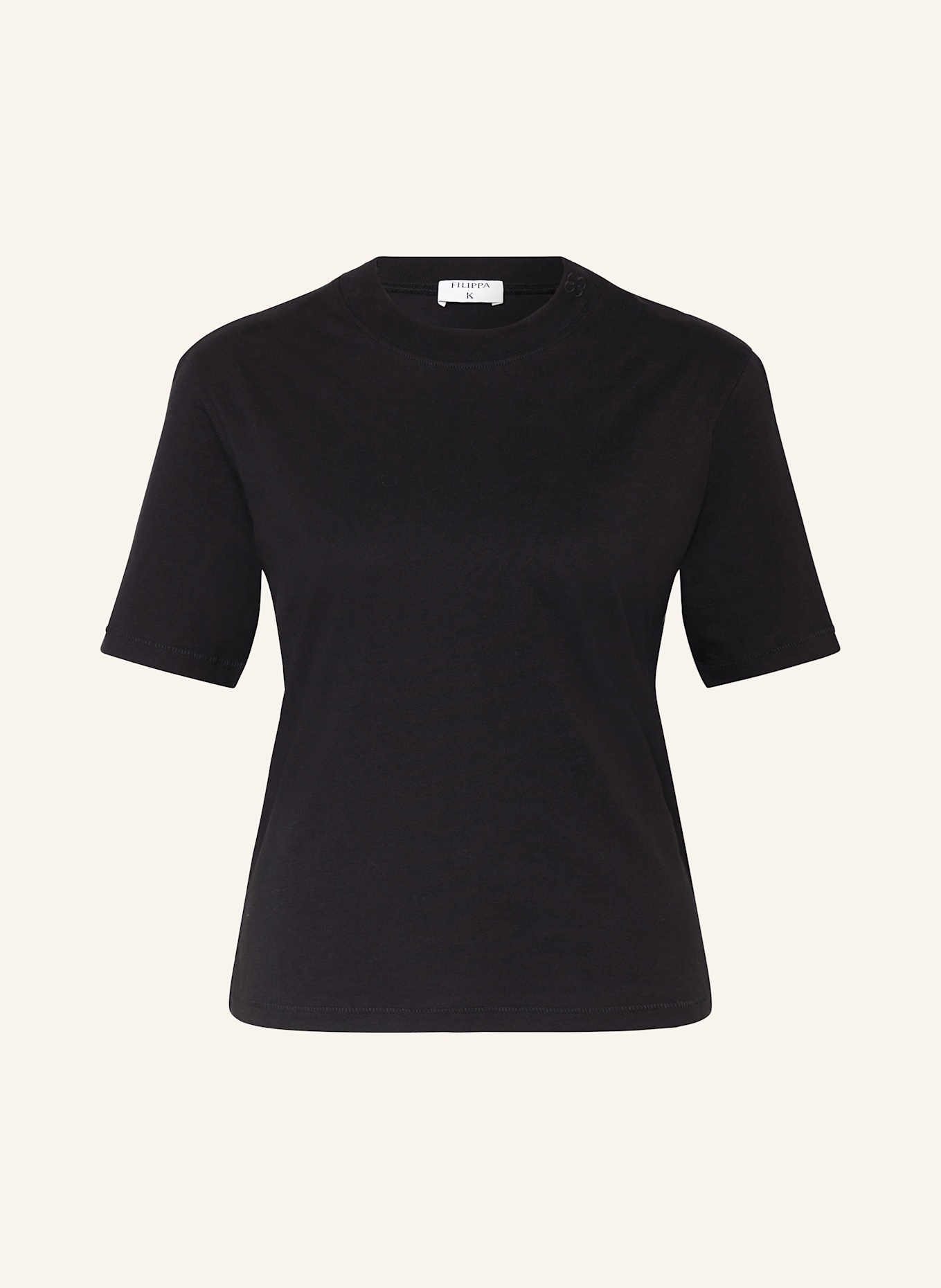 Filippa K T-shirt, Color: BLACK (Image 1)