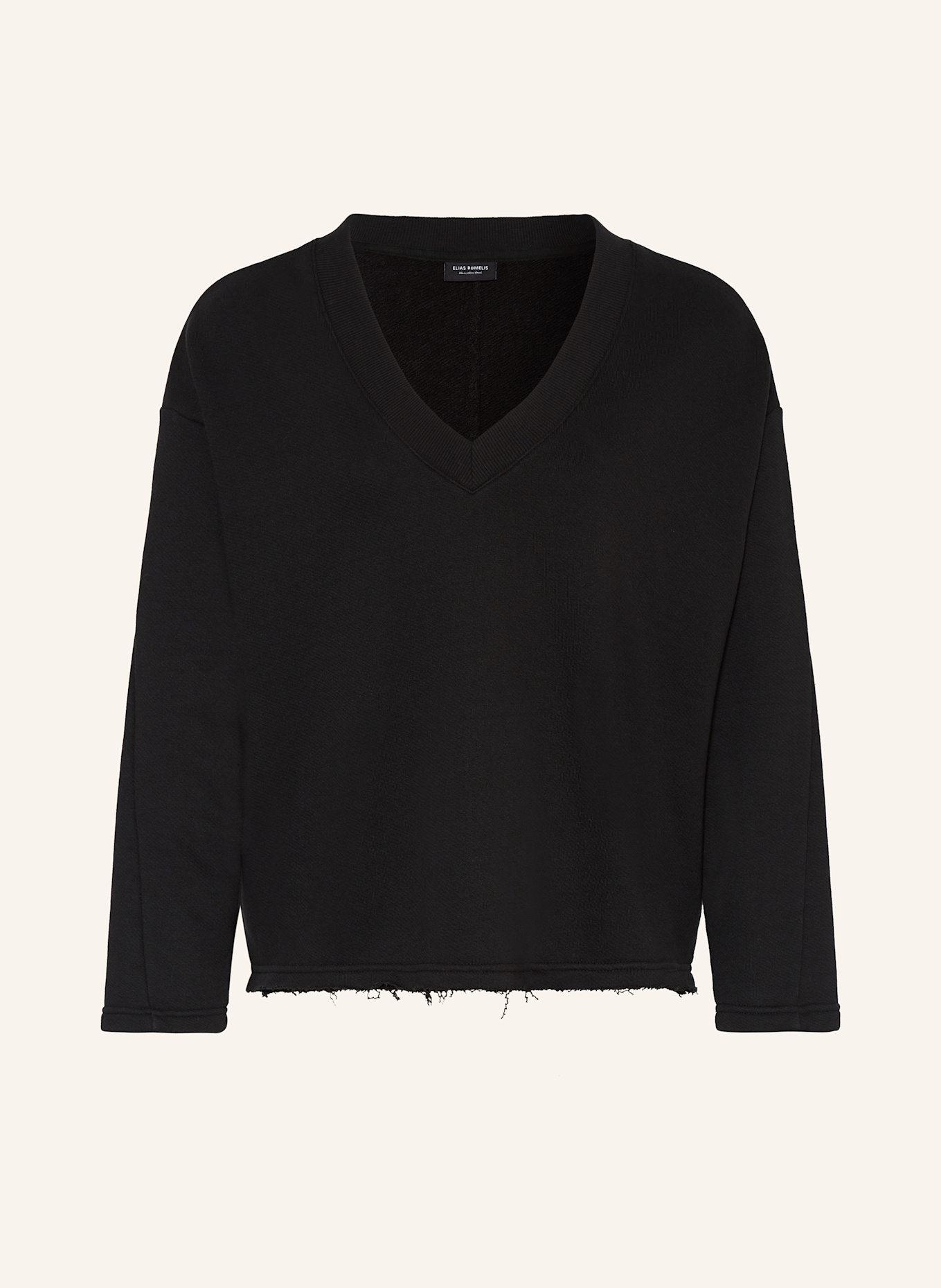 ELIAS RUMELIS Sweatshirt ERTHALISA, Farbe: SCHWARZ (Bild 1)