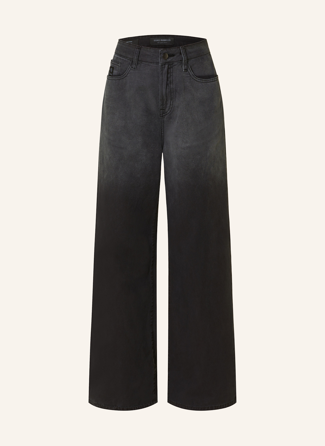 ELIAS RUMELIS Wide Leg Jeans KALEA: 882 black dye
