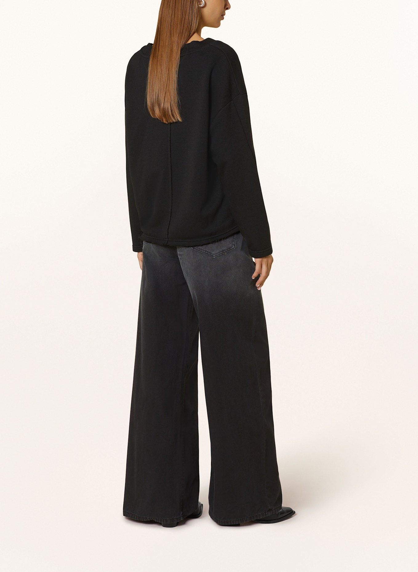 ELIAS RUMELIS Wide Leg Jeans KALEA: 882 black dye