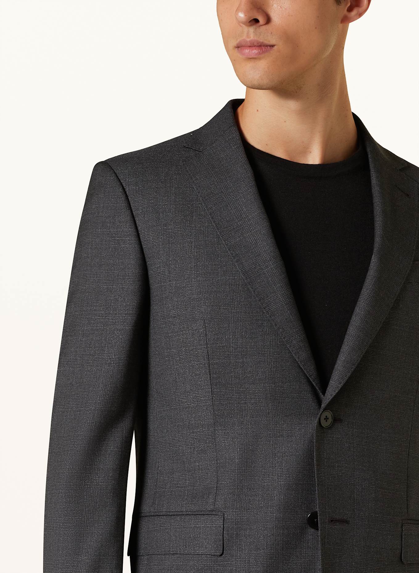 ZEGNA Anzug Extra Slim Fit: DUNKELGRAU / GRAU