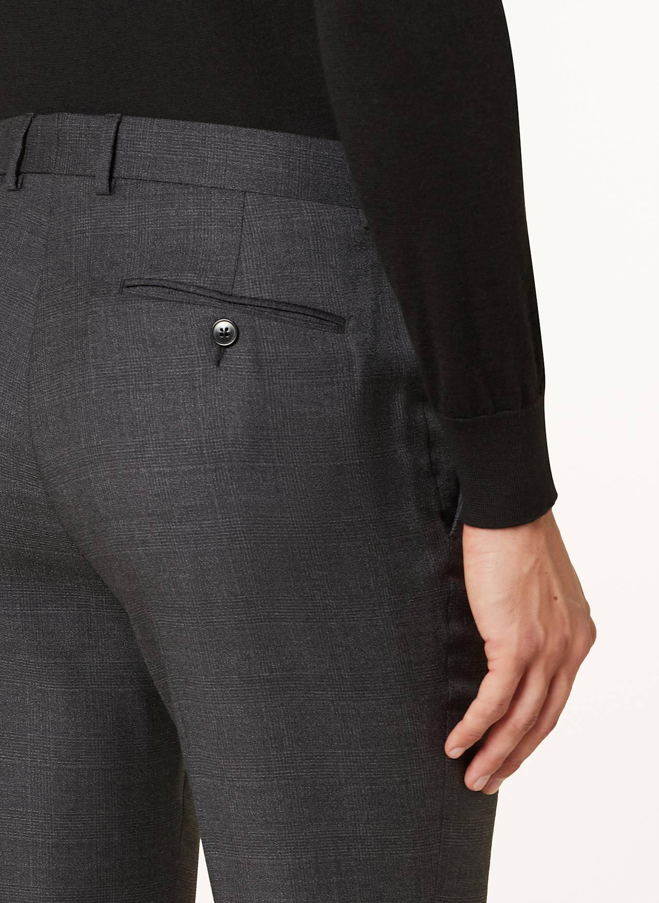 ZEGNA Anzug Extra Slim Fit: DUNKELGRAU / GRAU