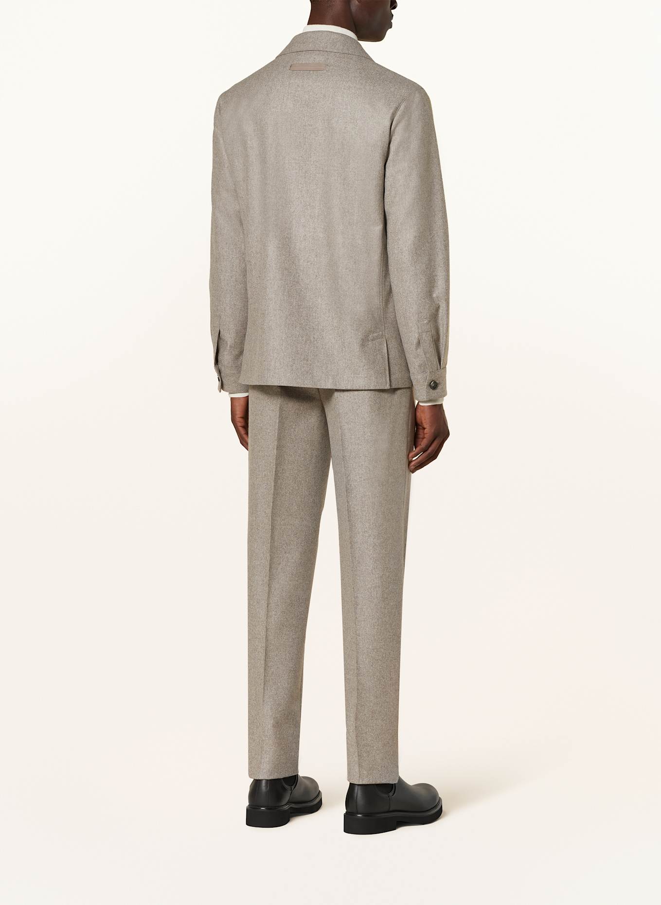 ZEGNA Overjacket: TAUPE