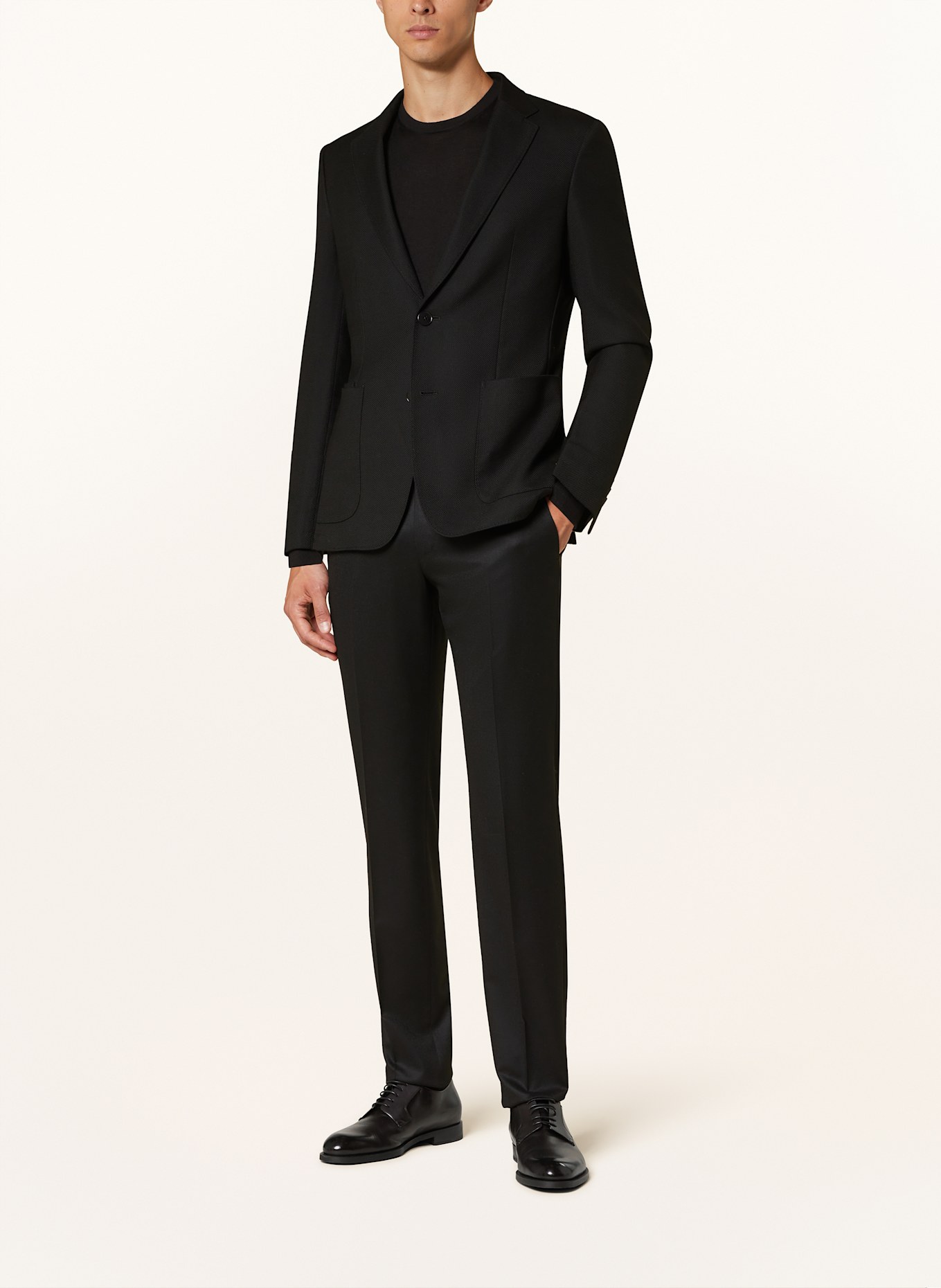 ZEGNA Marynarka extra slim fit, Kolor: CZARNY (Obrazek 2)