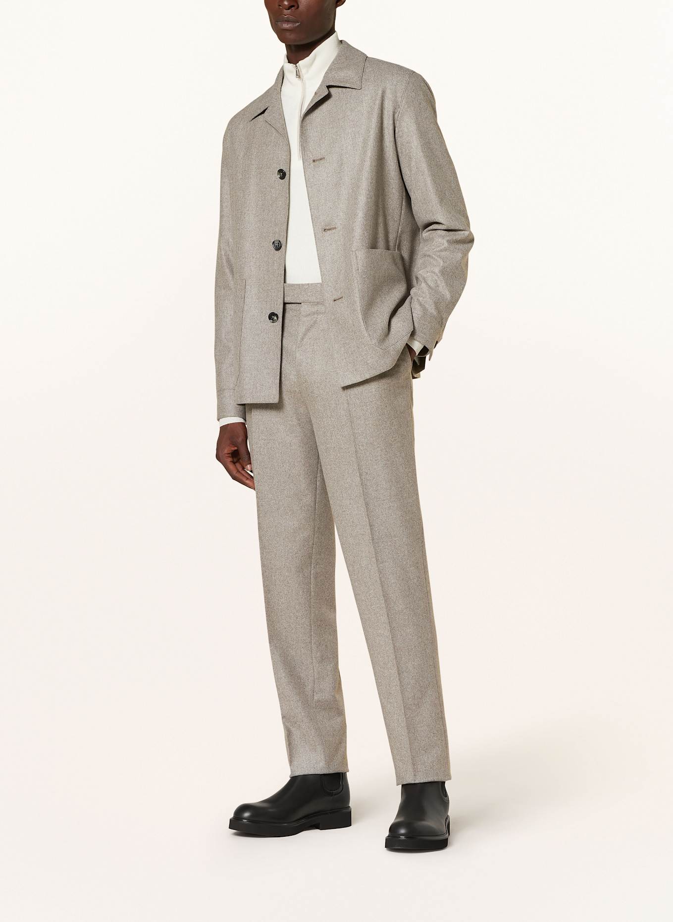 ZEGNA Anzughose: BEIGE BEIGE