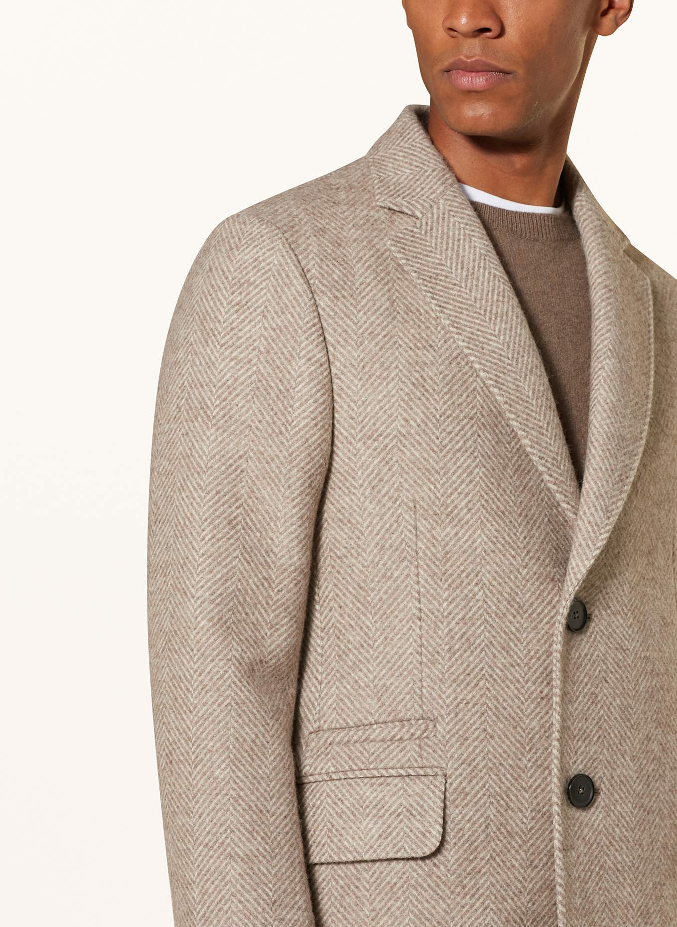 Zegna wool coat top