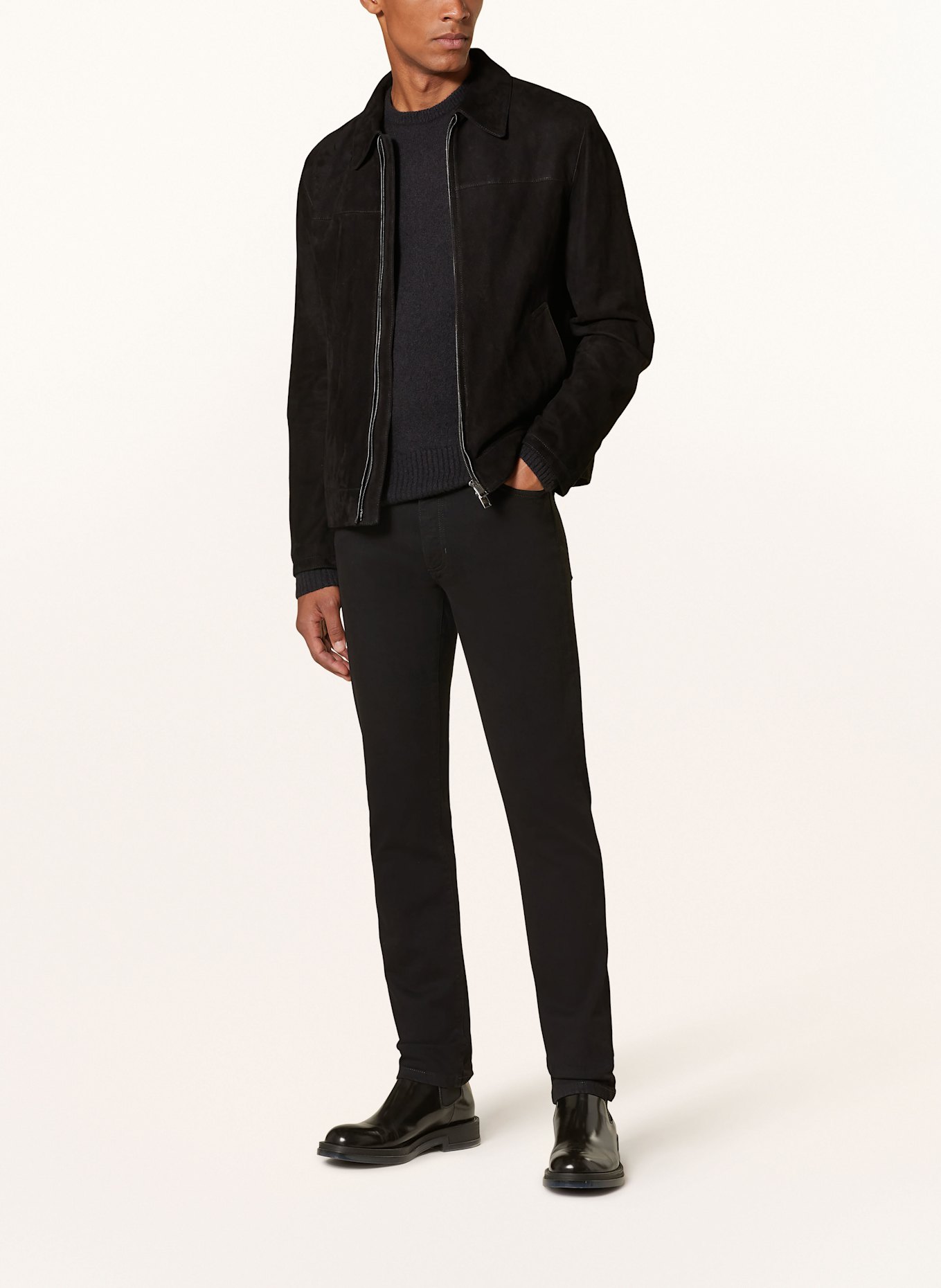 ZEGNA Jeans ROCCIA Slim Fit: 001 BLACK