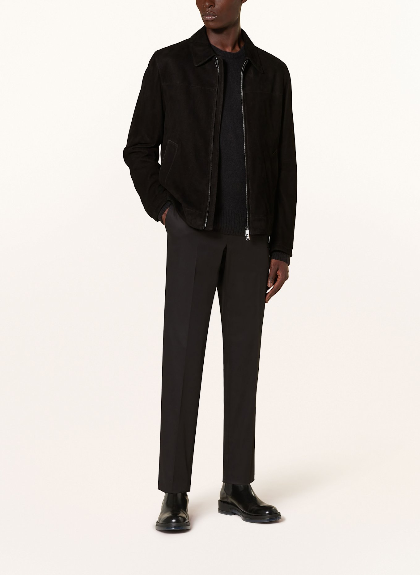 ZEGNA Chinos regular fit, Color: BLACK (Image 2)