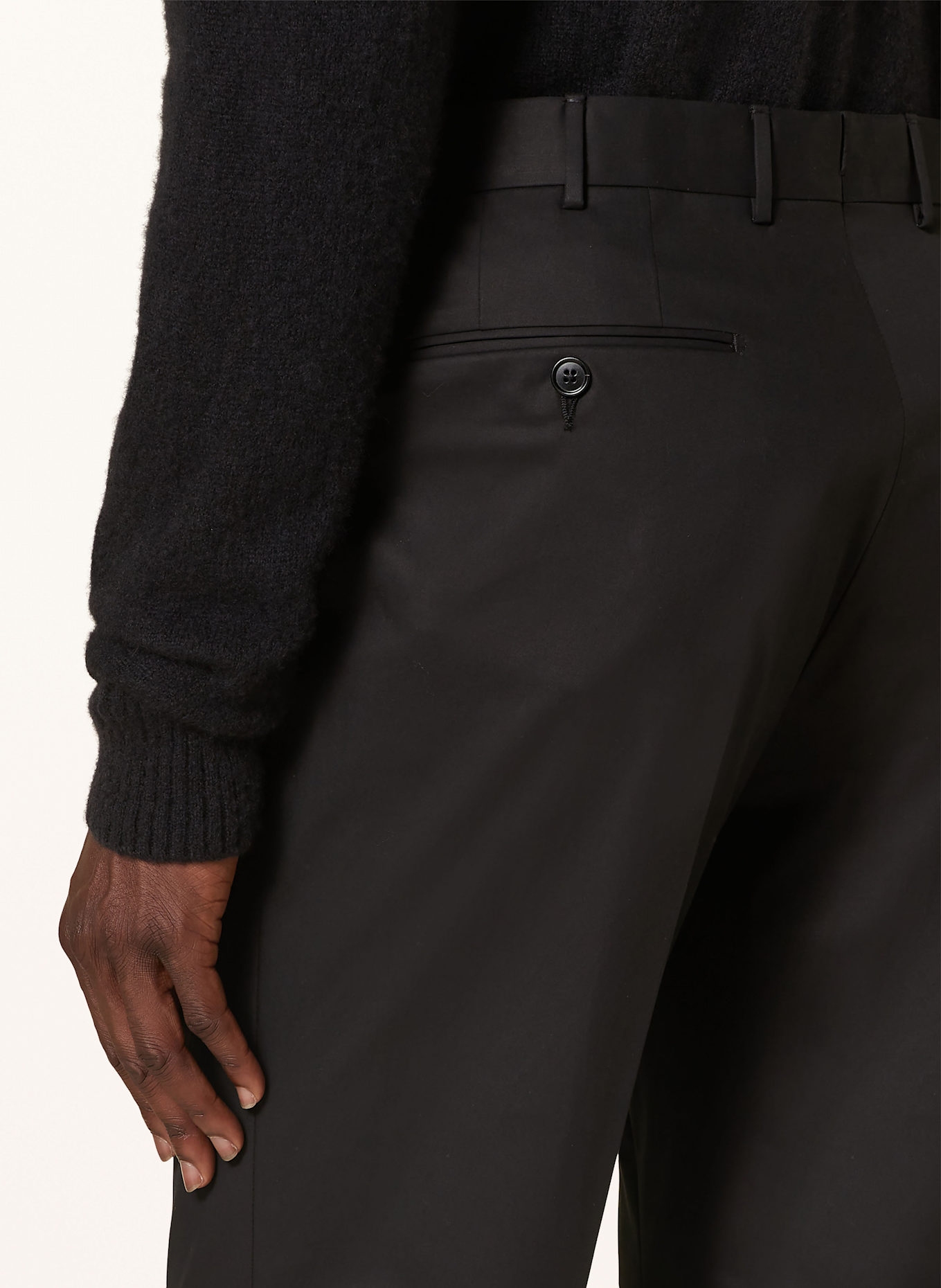 ZEGNA Chinos regular fit, Color: BLACK (Image 6)