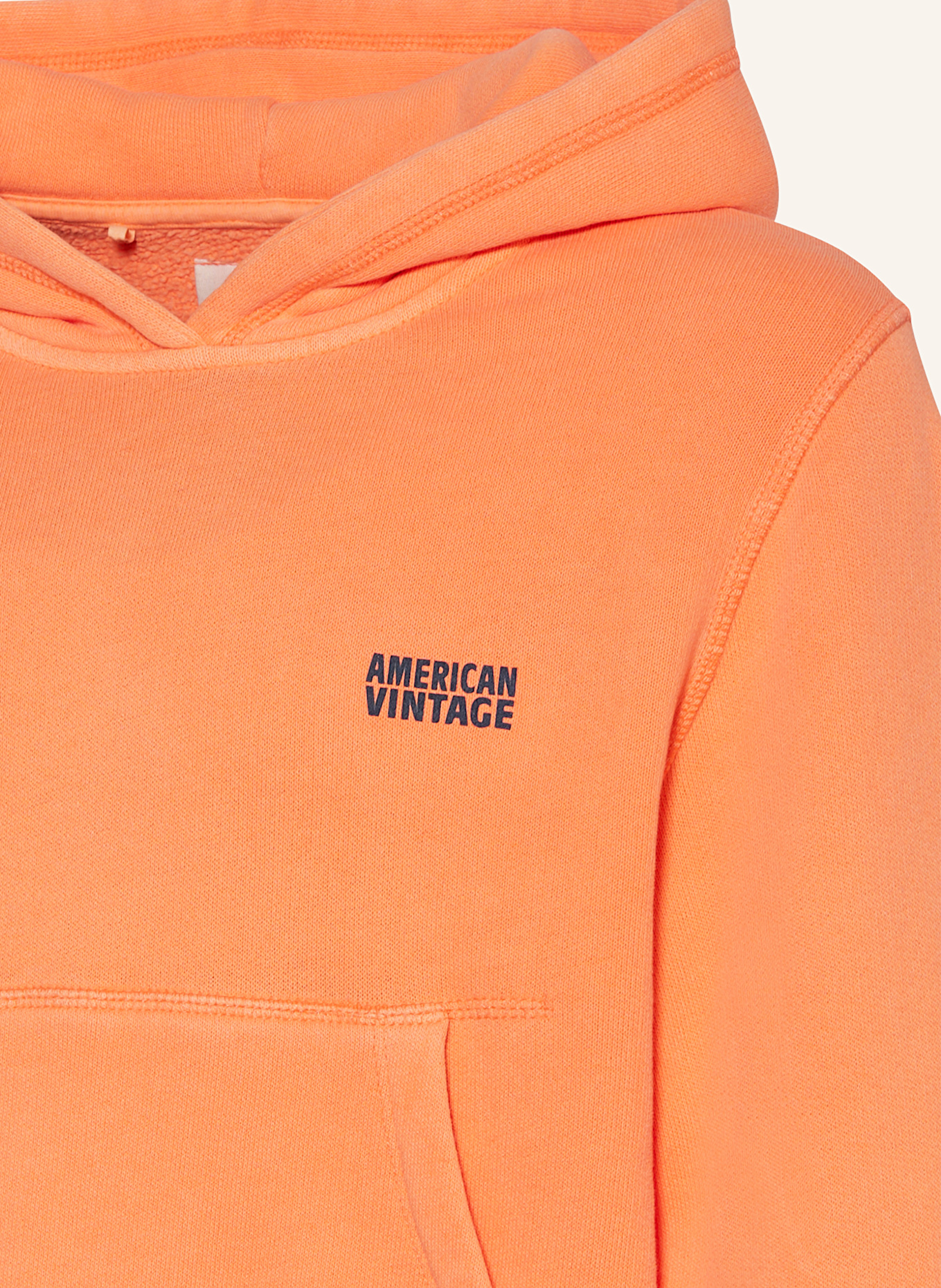 American Vintage Hoodie, Farbe: NEONORANGE (Bild 3)