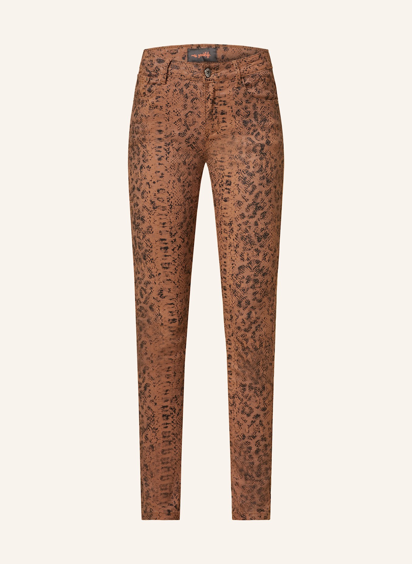 miss goodlife Skinny Jeans, Farbe: 35 Brown (Bild 1)