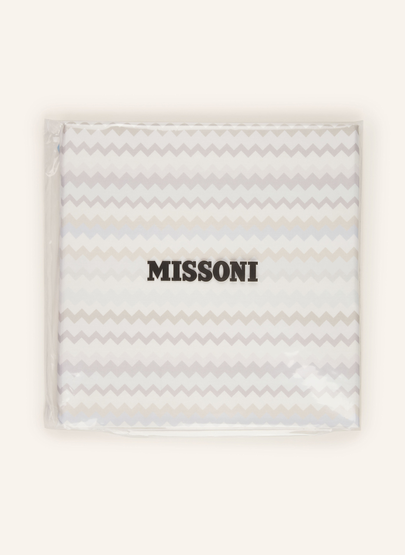 MISSONI Home Bettbezug VALPARAISO: CREME / ECRU / BLAUGRAU