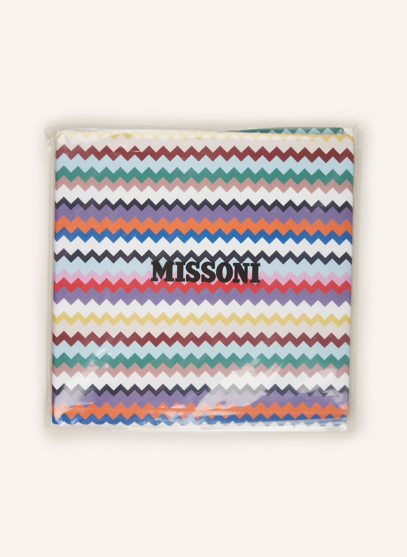 MISSONI Home Poszewka na kołdrę VALPARAISO: LILA / CZERWONY / BIAŁY